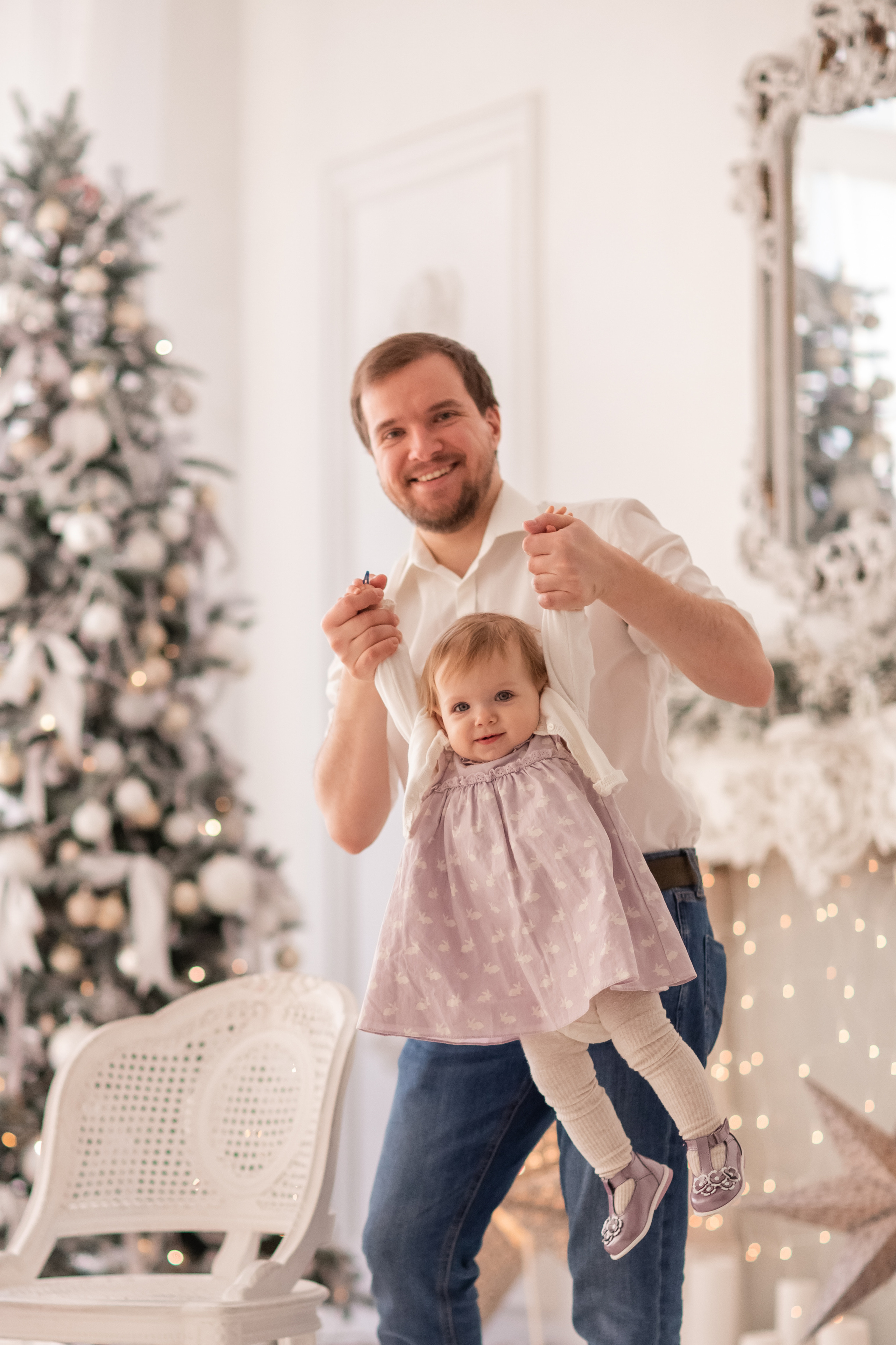 Новогодняя фотосессия для семьи Алины. Фотограф в Москве. Контент для блога. В портфолио и просто на память
