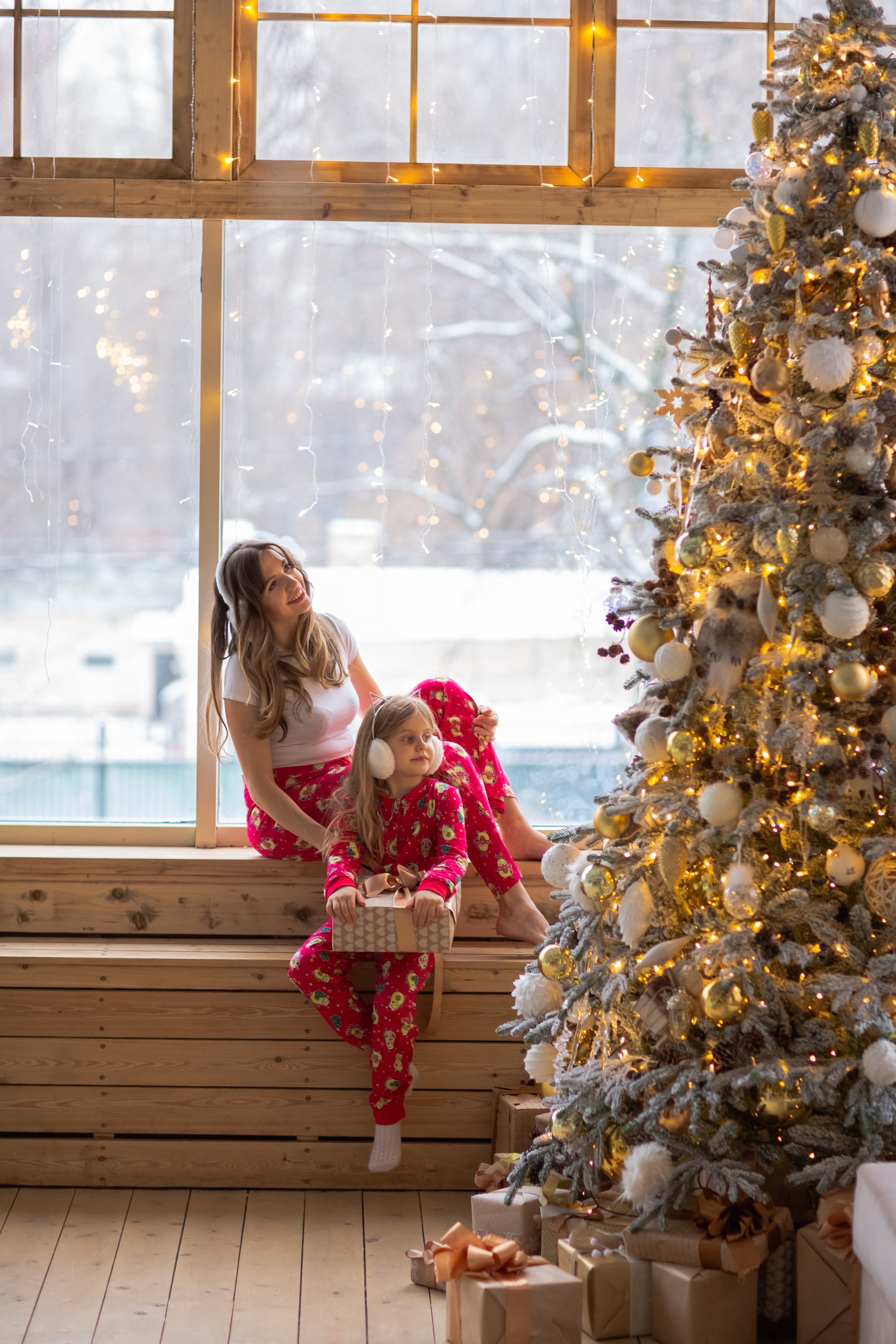 Новоголняя фтосессия семьи Натальи. Фотограф в Москве. Контент для блога. В портфолио и просто на память