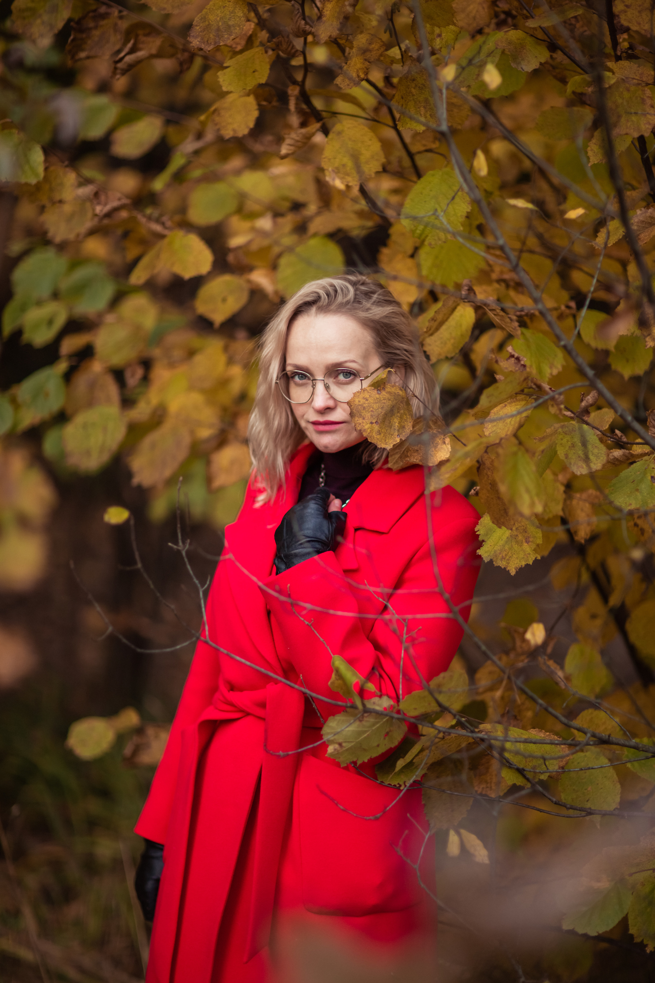 Осенняя фотопрогулка для Ани и Вики. Фотограф в Москве. Контент для блога. В портфолио и просто на память