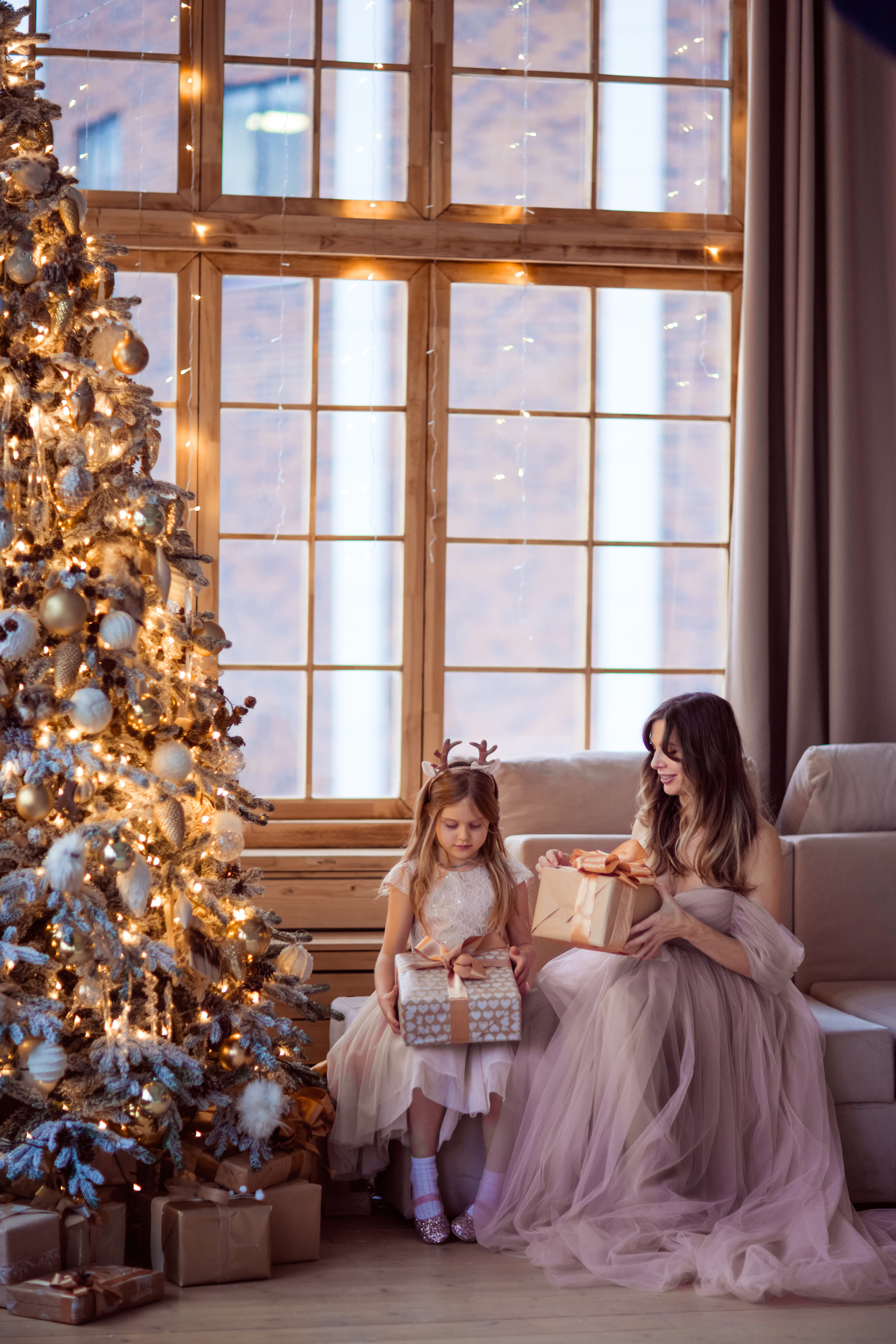 Новоголняя фтосессия семьи Натальи. Фотограф в Москве. Контент для блога. В портфолио и просто на память