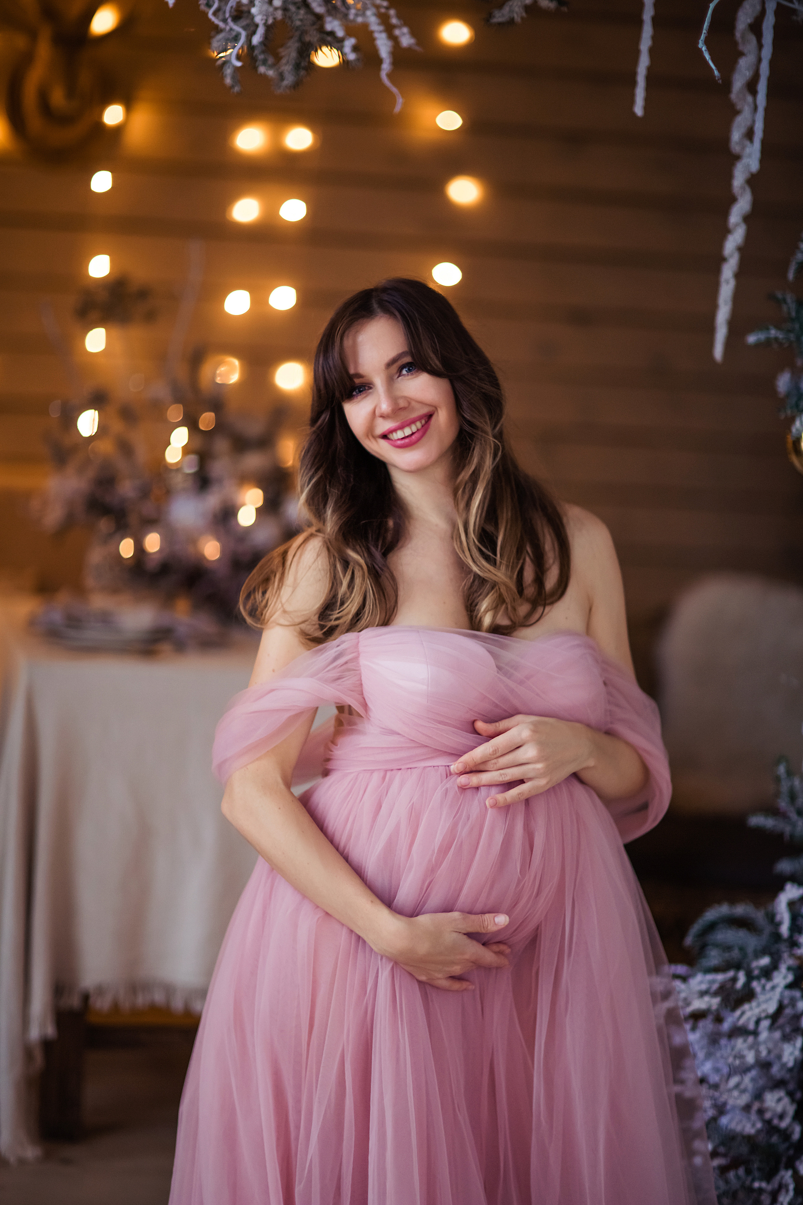 Новогодняя съёмка Натальи и Доминики. Фотограф в Москве. Контент для блога. В портфолио и просто на память