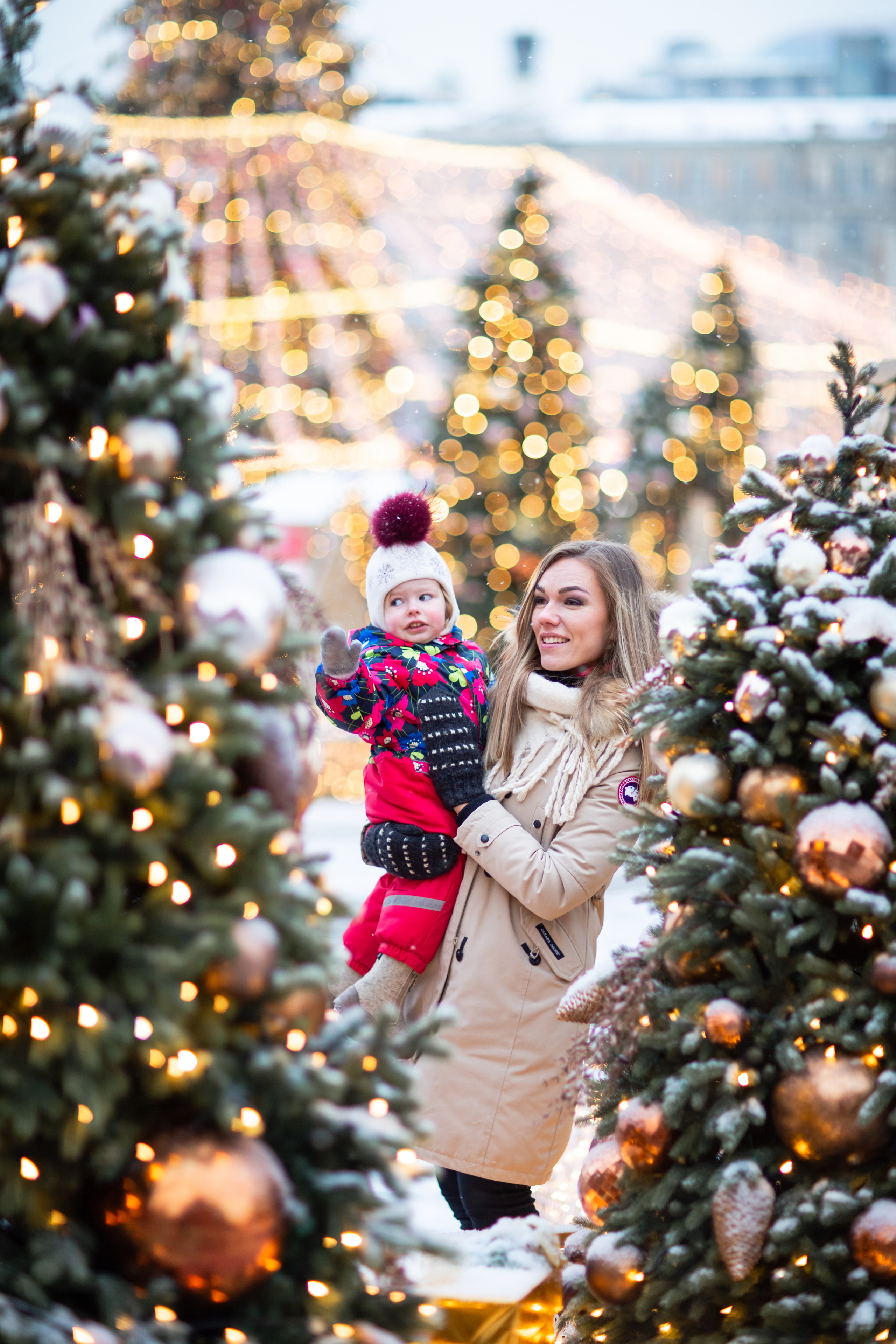 Фотопрогулка по новогодней Москве. Фотограф в Москве. Контент для блога. В портфолио и просто на память