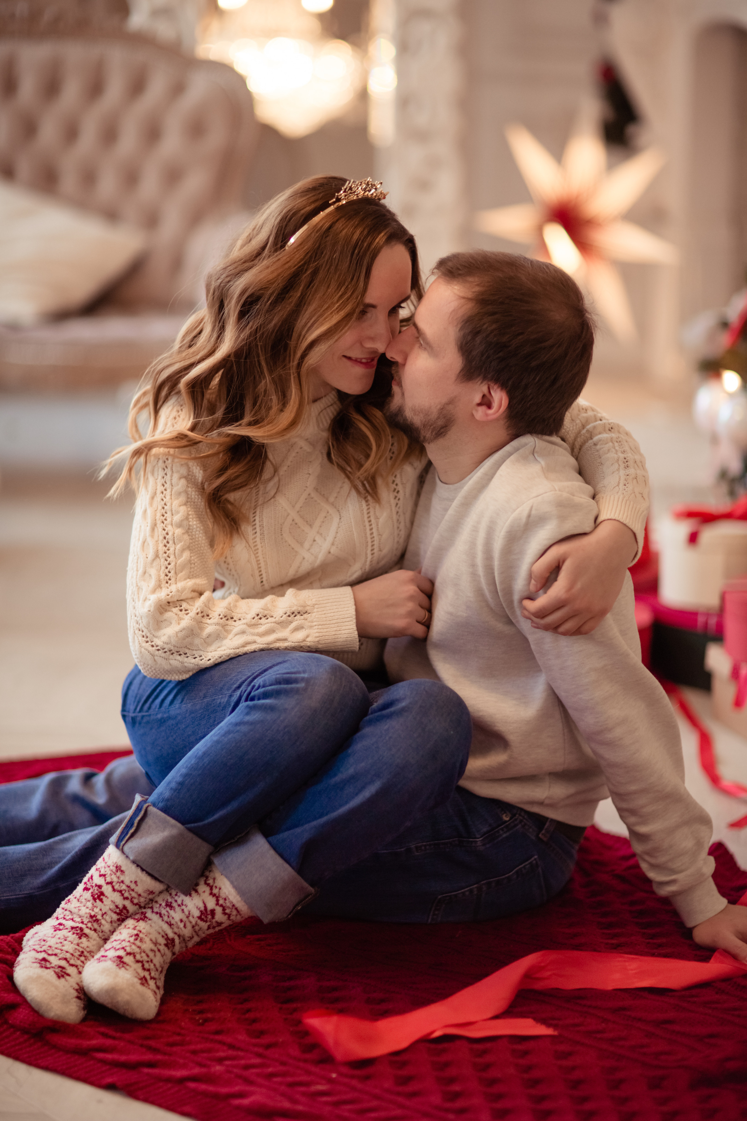 Новогодняя фотосессия для семьи Алины. Фотограф в Москве. Контент для блога. В портфолио и просто на память