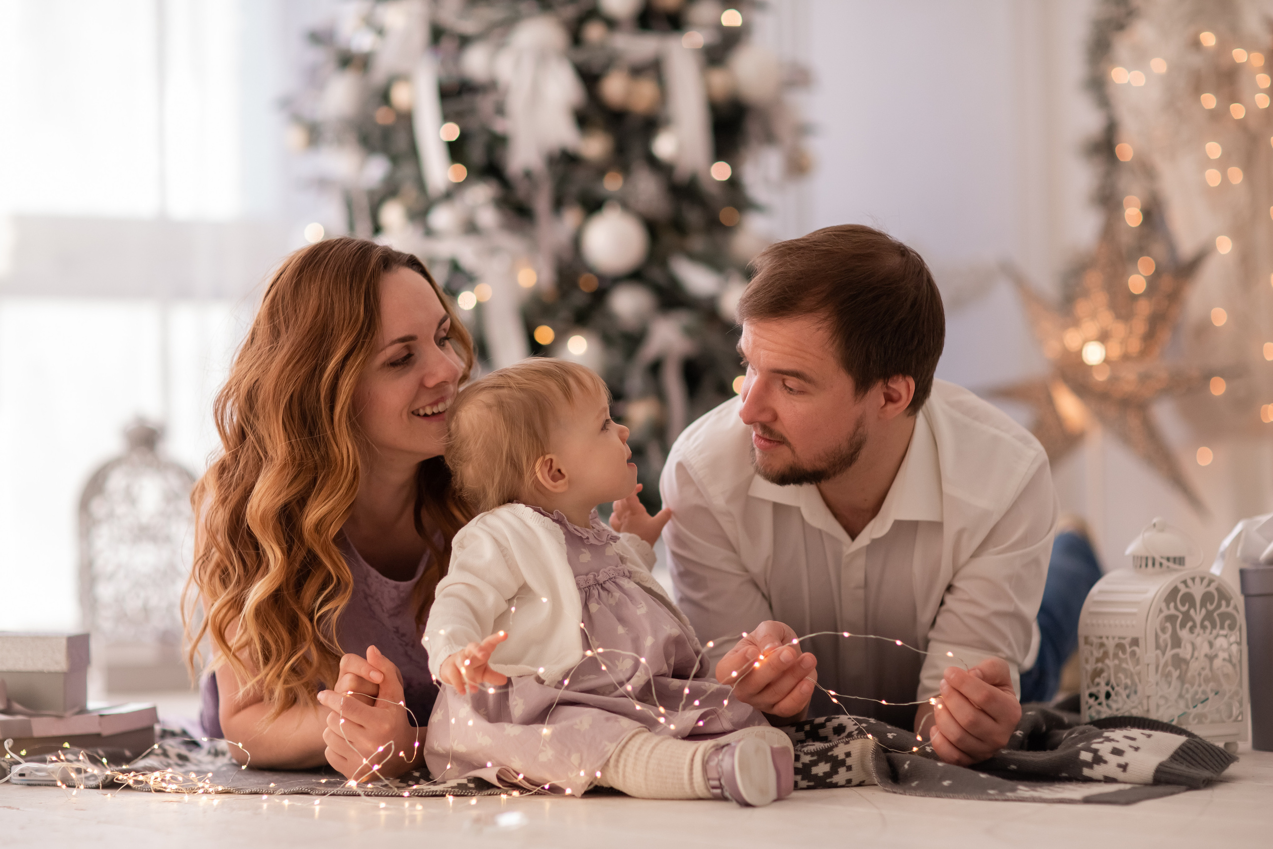Новогодняя фотосессия для семьи Алины. Фотограф в Москве. Контент для блога. В портфолио и просто на память