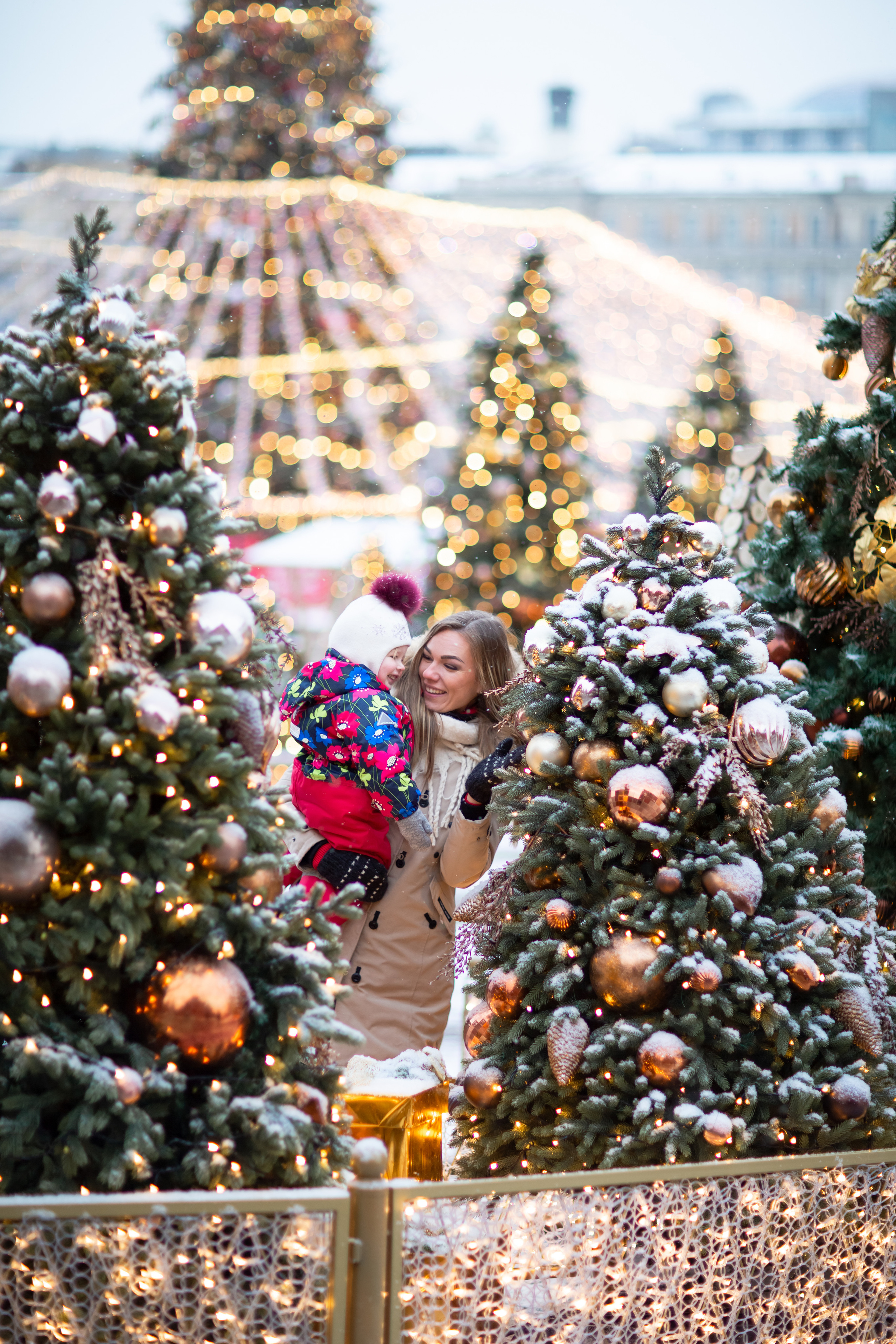 Фотопрогулка по новогодней Москве. Фотограф в Москве. Контент для блога. В портфолио и просто на память