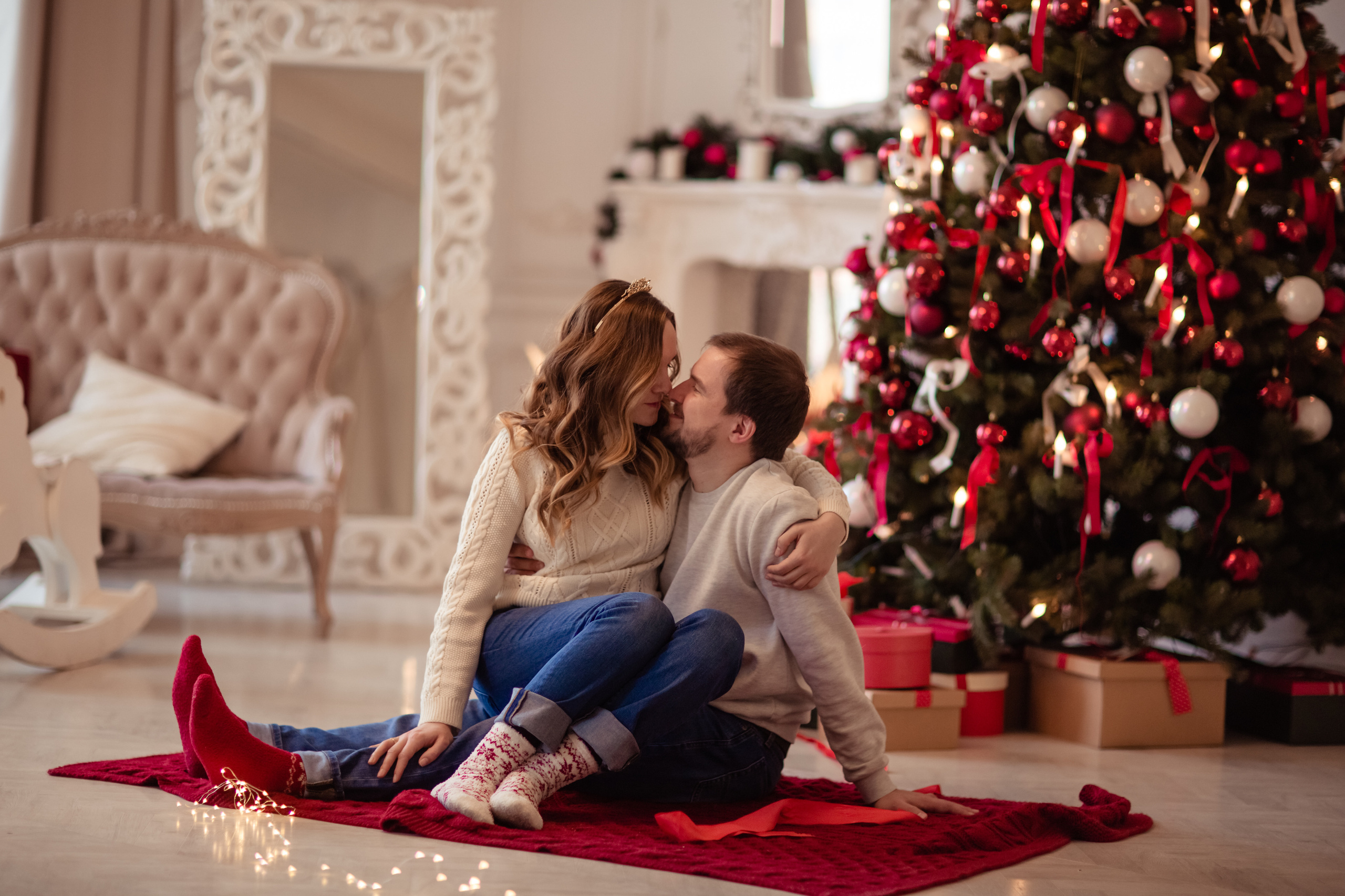 Новогодняя фотосессия для семьи Алины. Фотограф в Москве. Контент для блога. В портфолио и просто на память