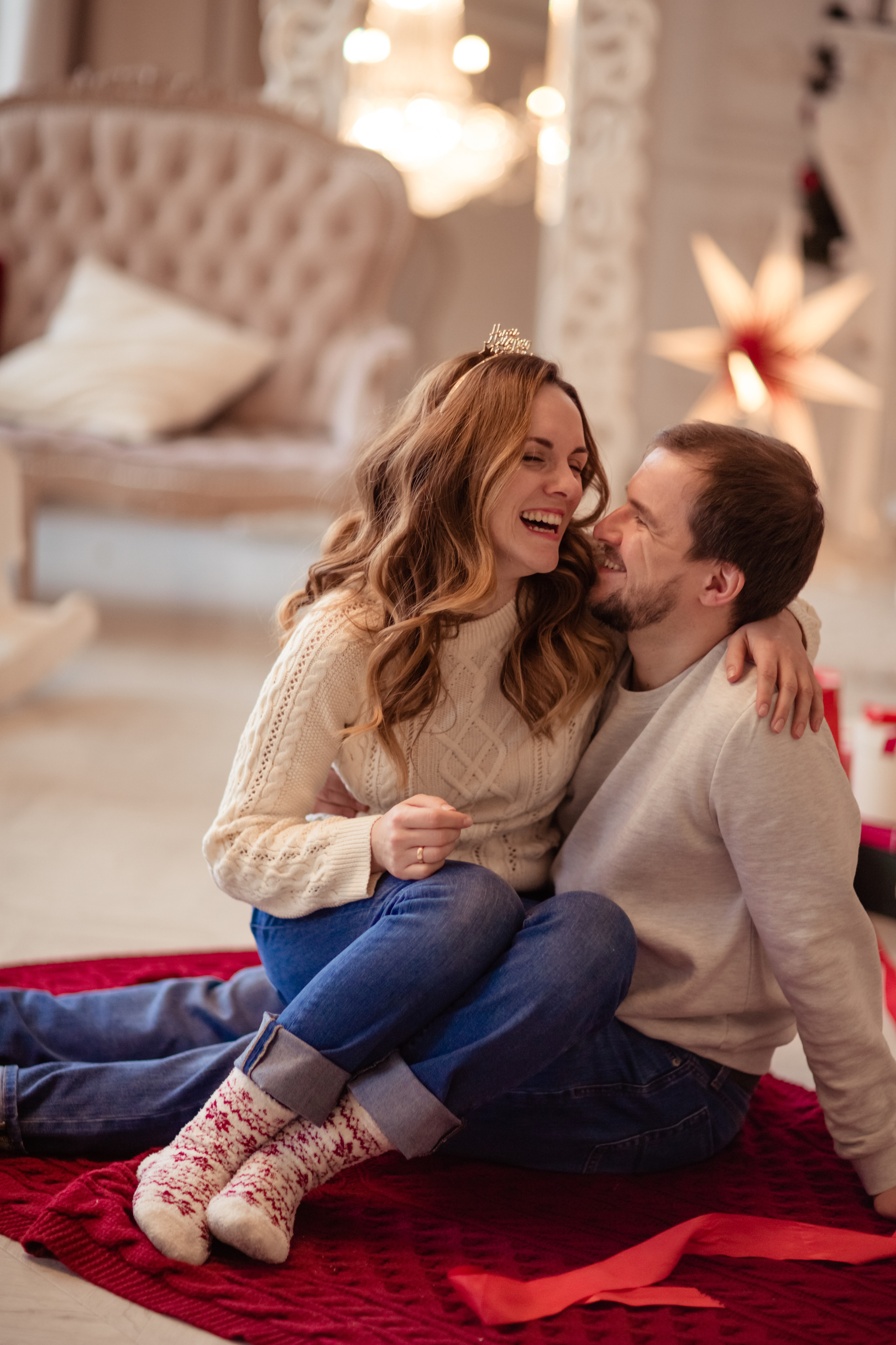 Новогодняя фотосессия для семьи Алины. Фотограф в Москве. Контент для блога. В портфолио и просто на память