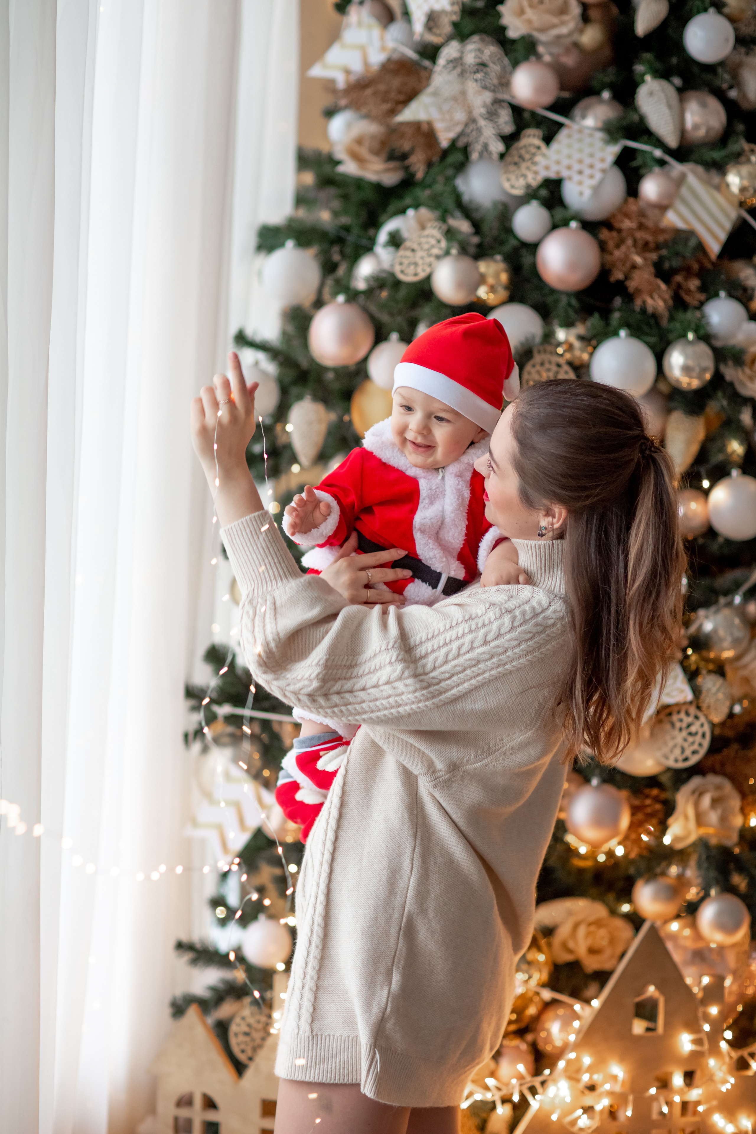 Новогодняя фотосессия для семья Алины. Фотограф в Москве. Контент для блога. В портфолио и просто на память
