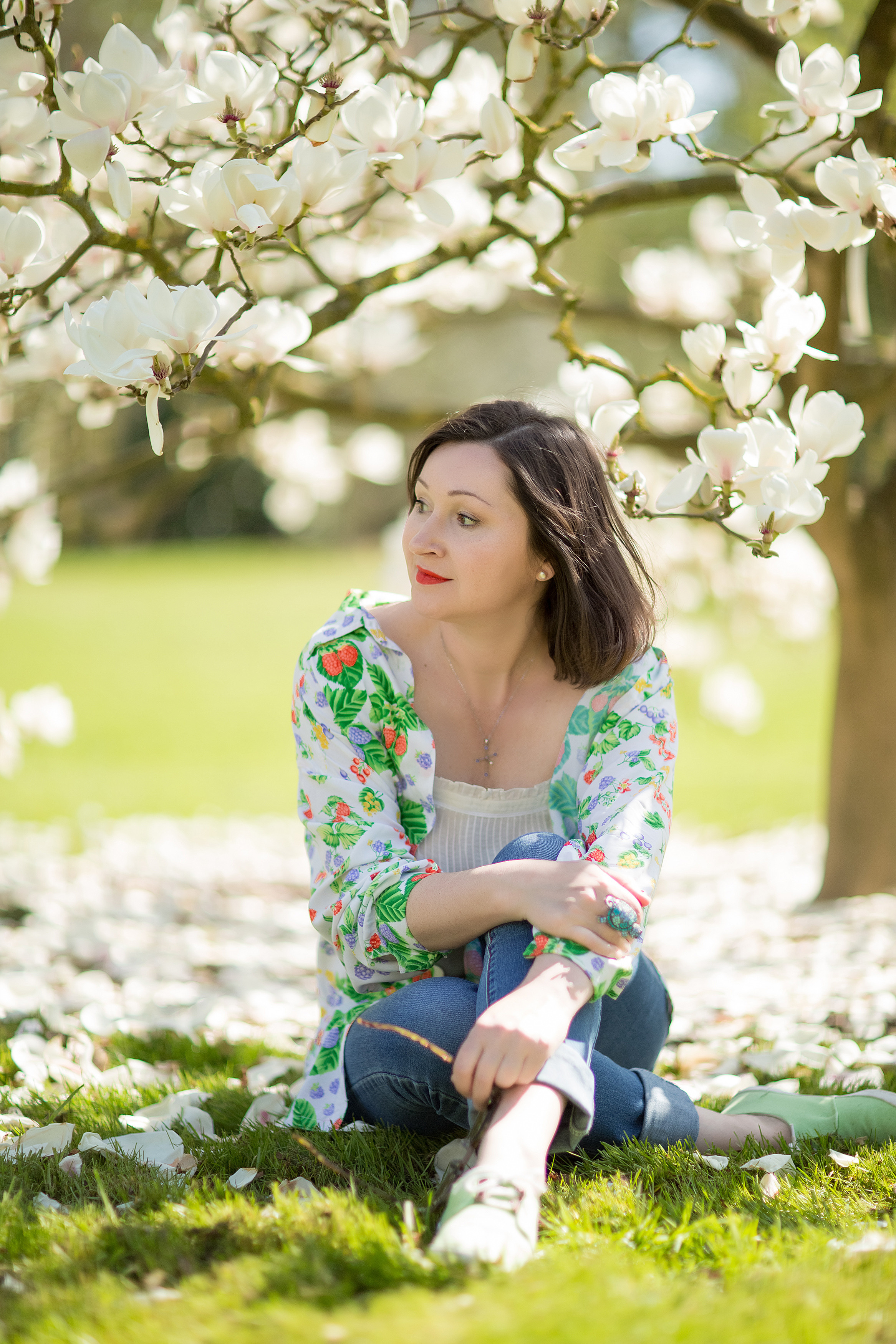 Фотосесия в цветении Москва. Фотограф в Москве. Контент для блога. В портфолио и просто на память
