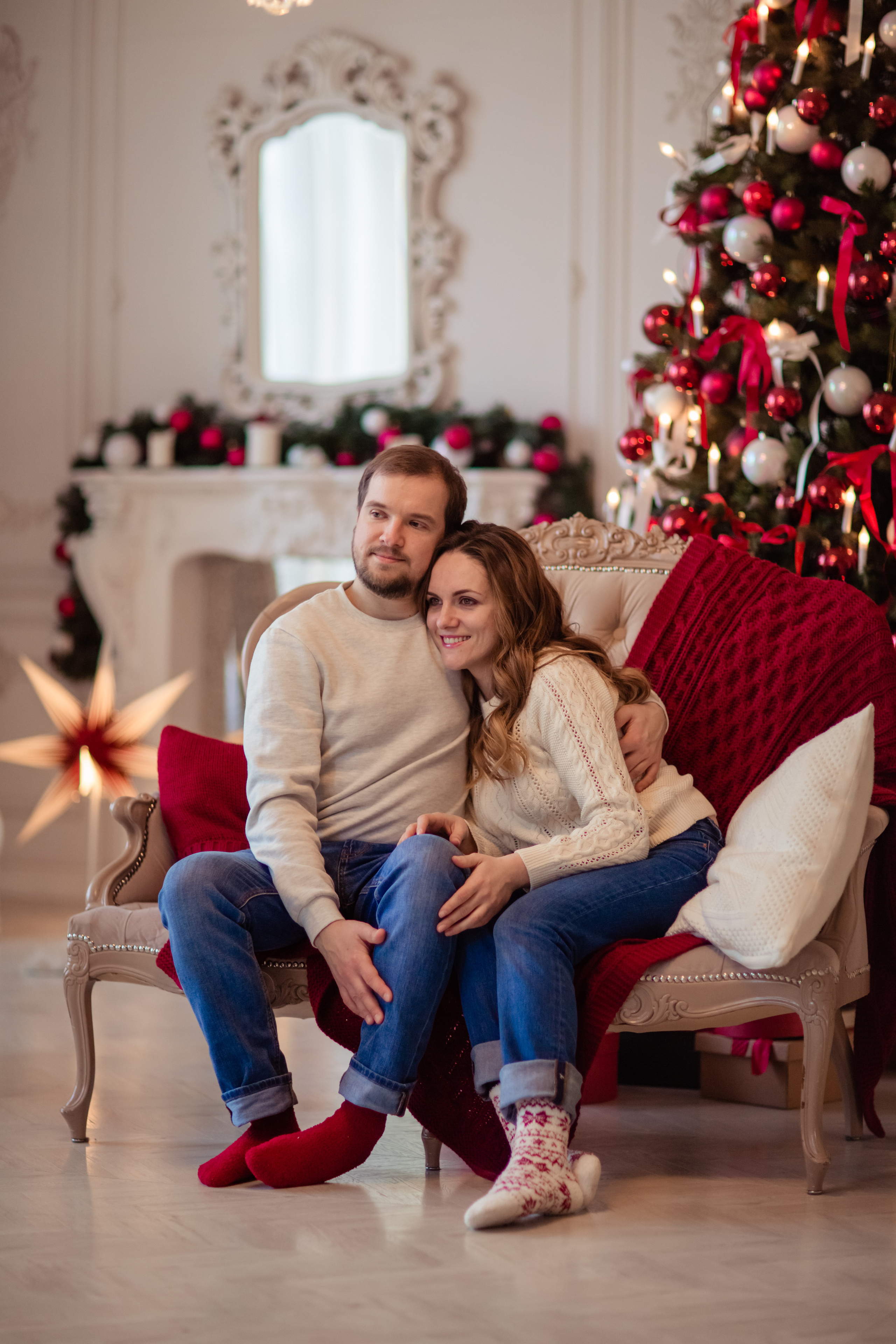 Новогодняя фотосессия для семьи Алины. Фотограф в Москве. Контент для блога. В портфолио и просто на память