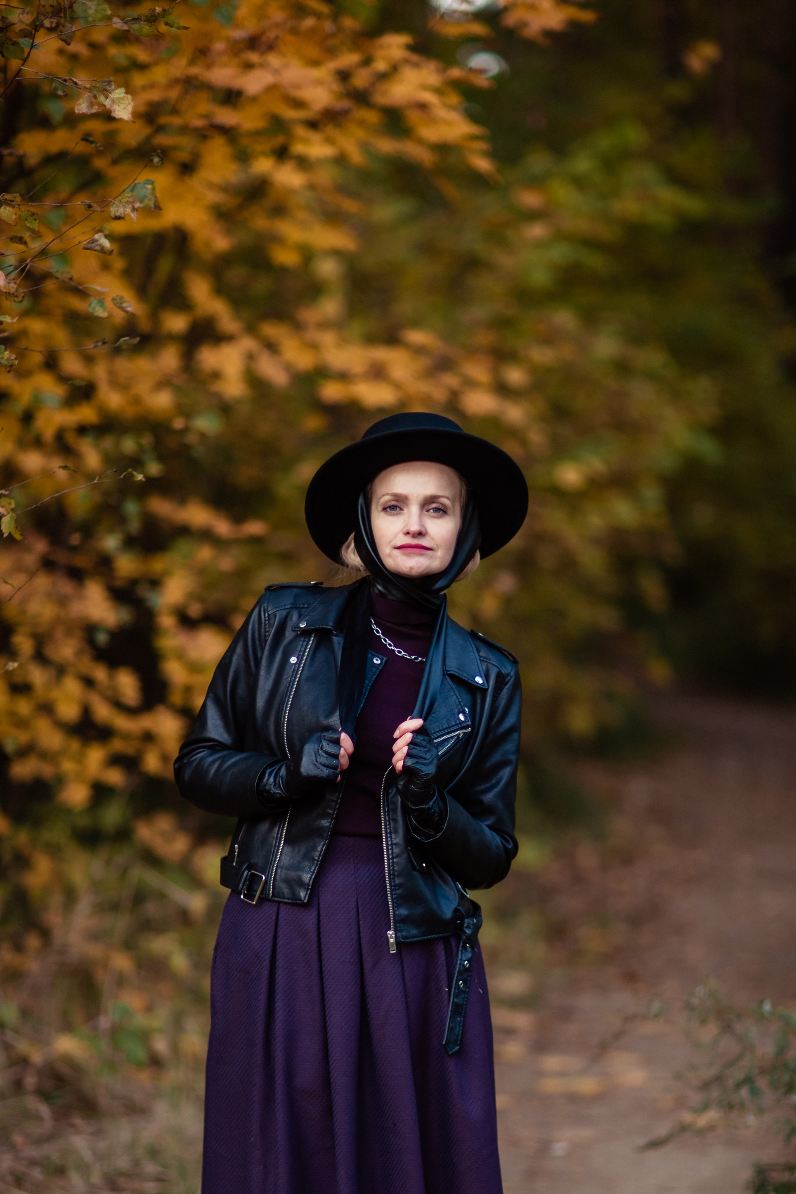 Осенняя фотопрогулка для Ани и Вики. Фотограф в Москве. Контент для блога. В портфолио и просто на память