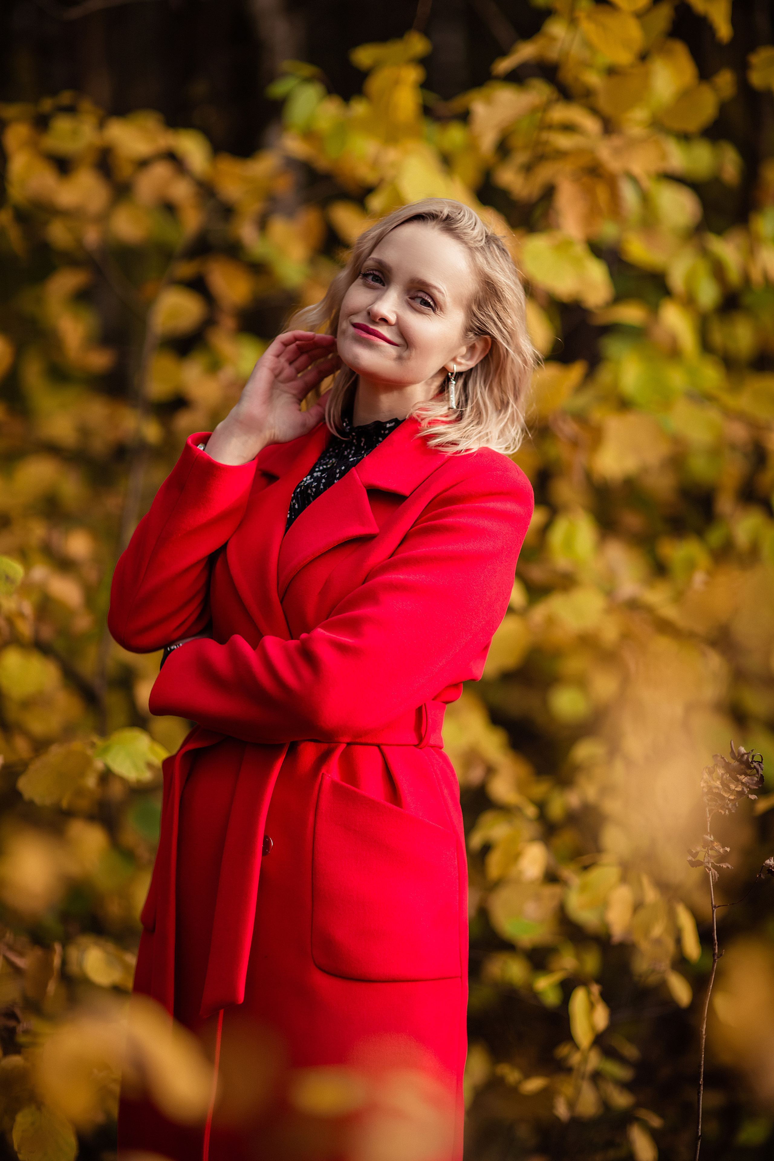 Осенняя фотопрогулка для Ани и Вики. Фотограф в Москве. Контент для блога. В портфолио и просто на память