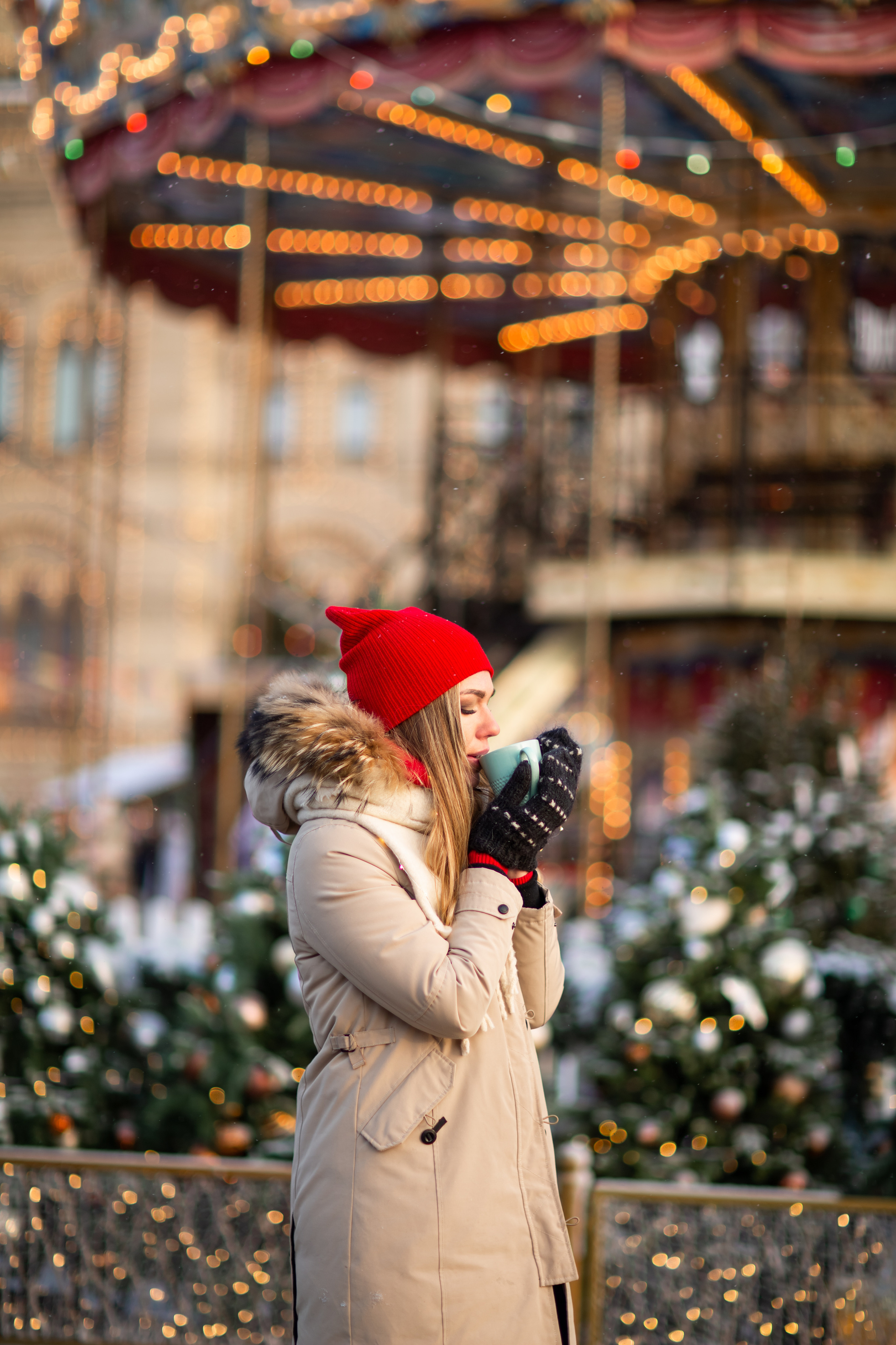 Фотопрогулка по новогодней Москве. Фотограф в Москве. Контент для блога. В портфолио и просто на память