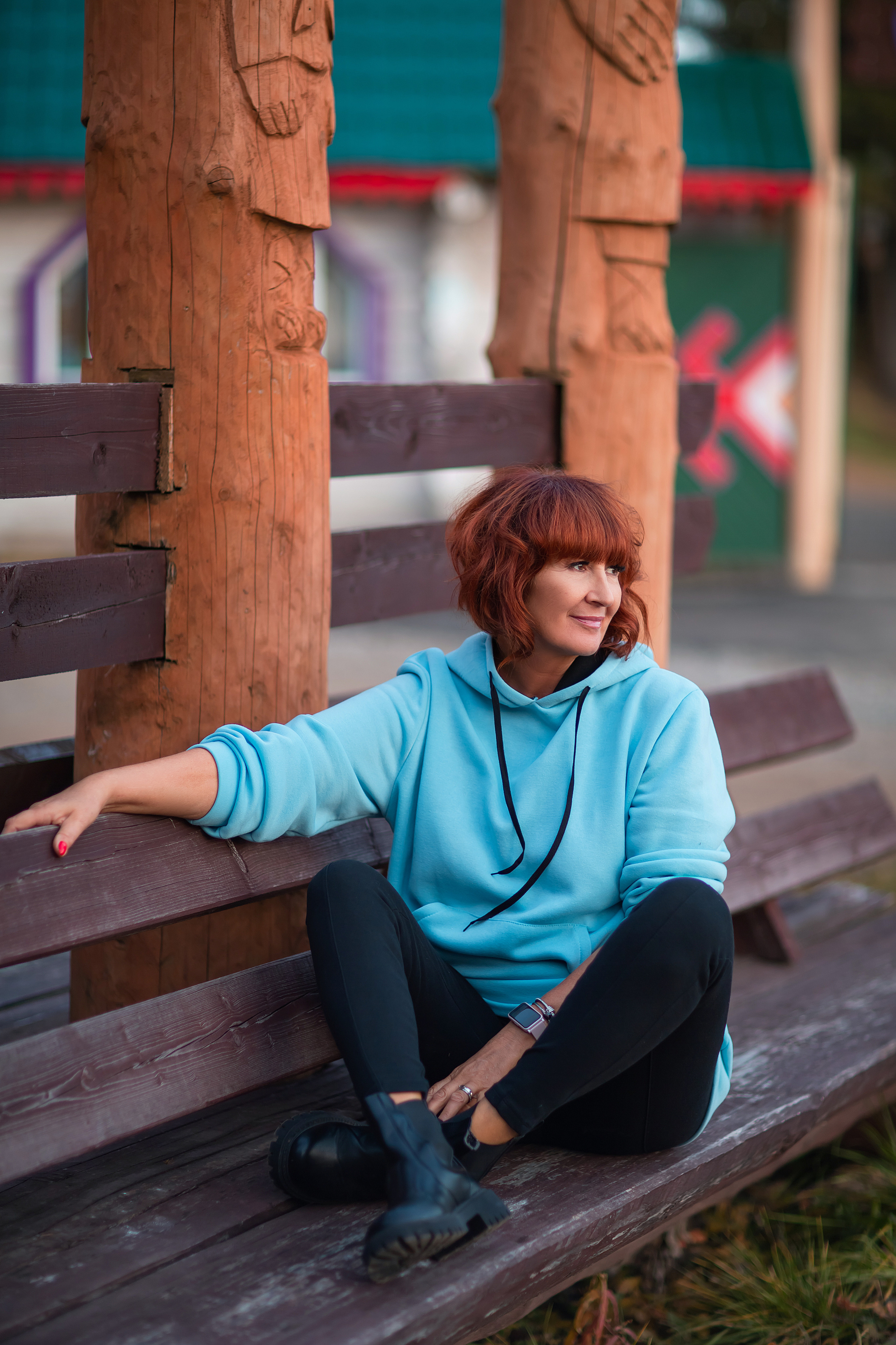 Фотосессия для мамы, фотопрогулка на природе. Фотограф в Москве. Контент для блога. В портфолио и просто на память