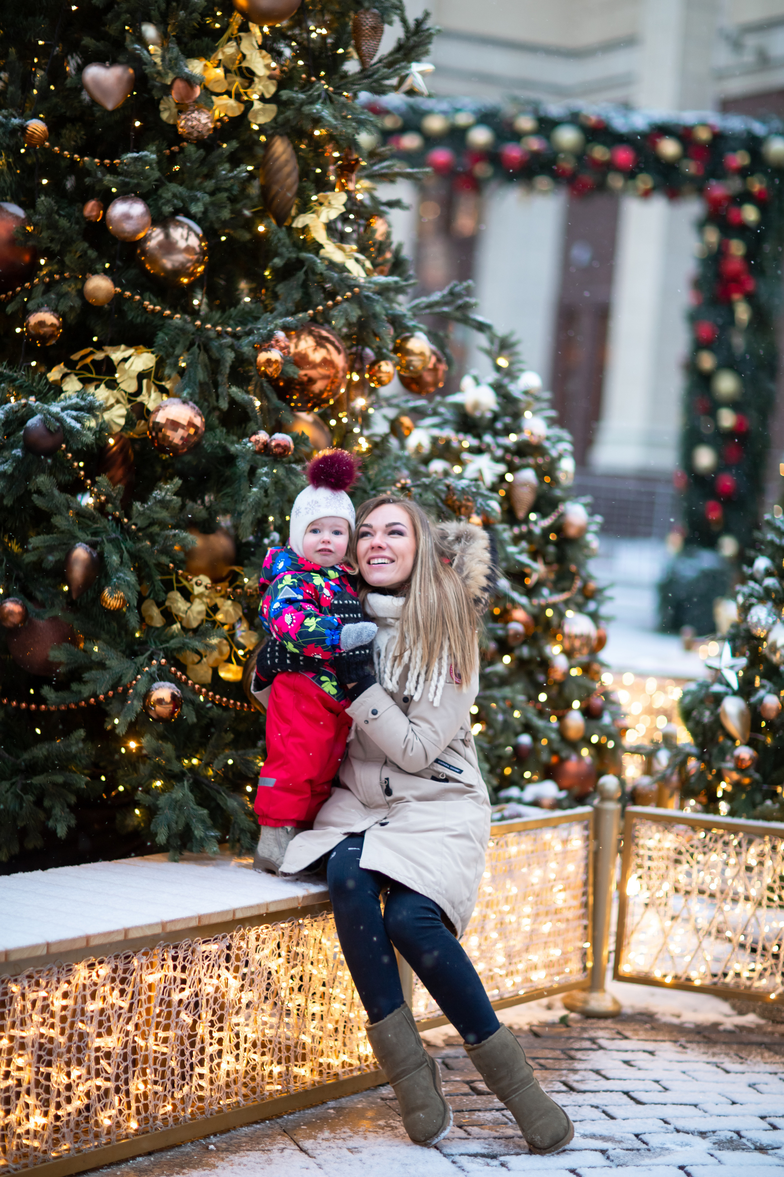 Фотопрогулка по новогодней Москве. Фотограф в Москве. Контент для блога. В портфолио и просто на память