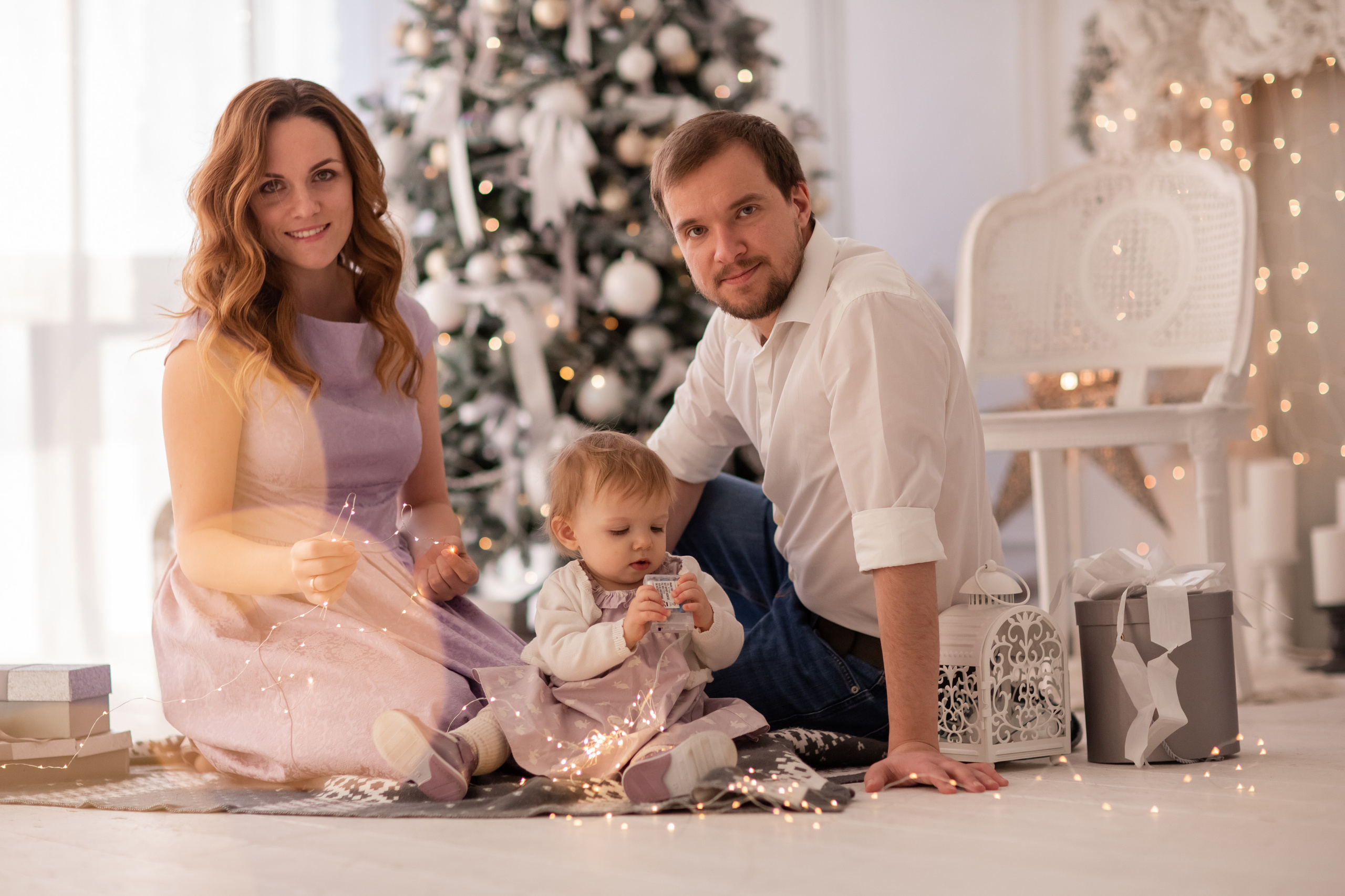 Новогодняя фотосессия для семьи Алины. Фотограф в Москве. Контент для блога. В портфолио и просто на память