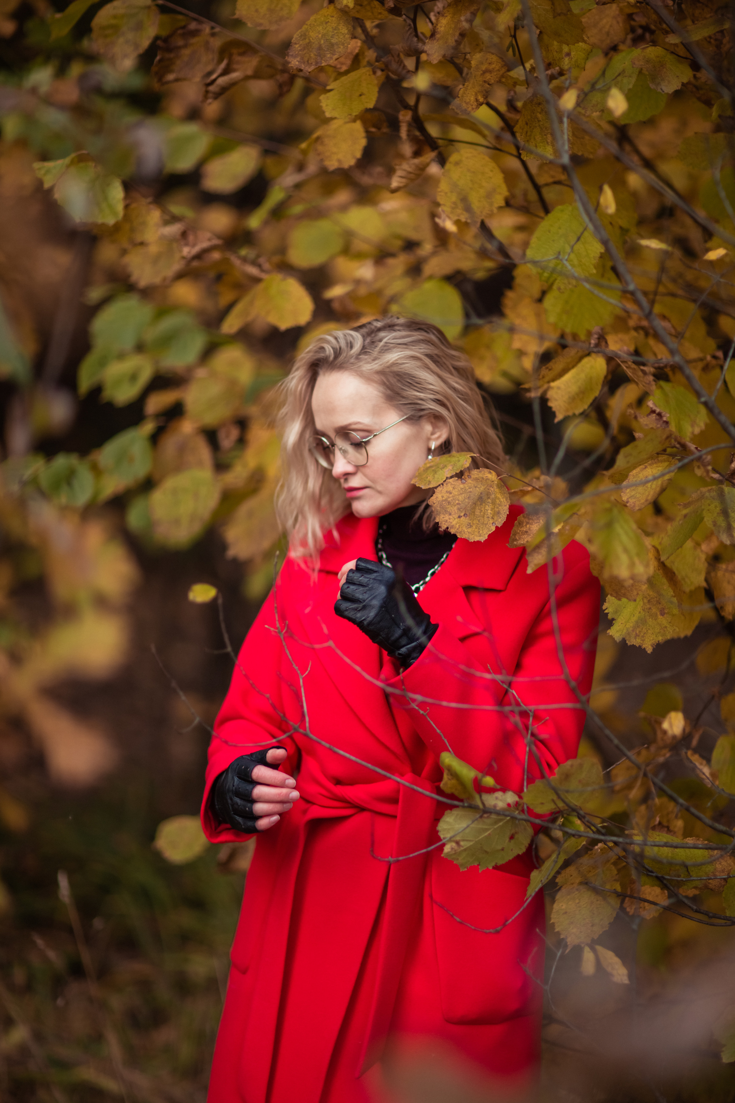 Осенняя фотопрогулка для Ани и Вики. Фотограф в Москве. Контент для блога. В портфолио и просто на память