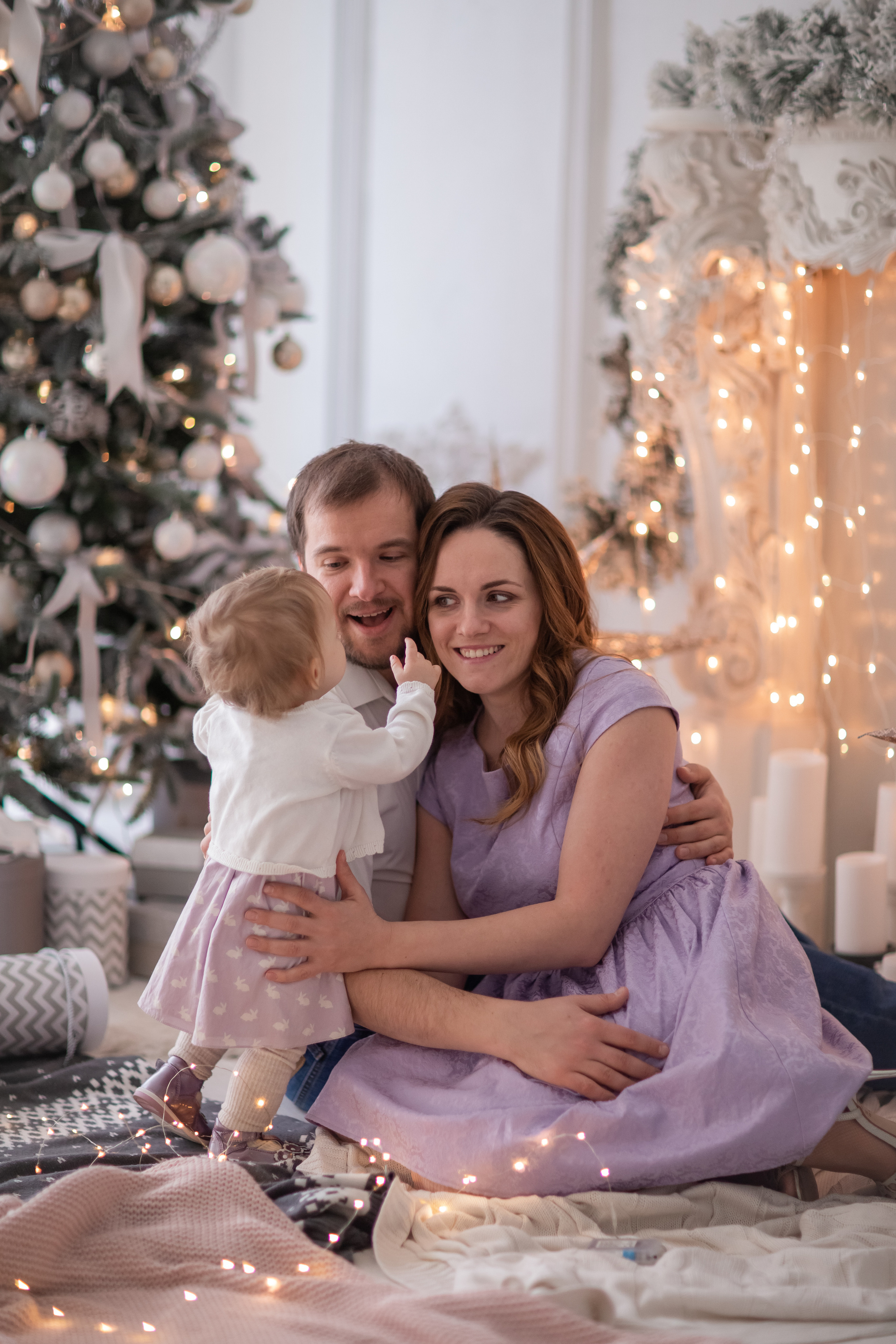 Новогодняя фотосессия для семьи Алины. Фотограф в Москве. Контент для блога. В портфолио и просто на память