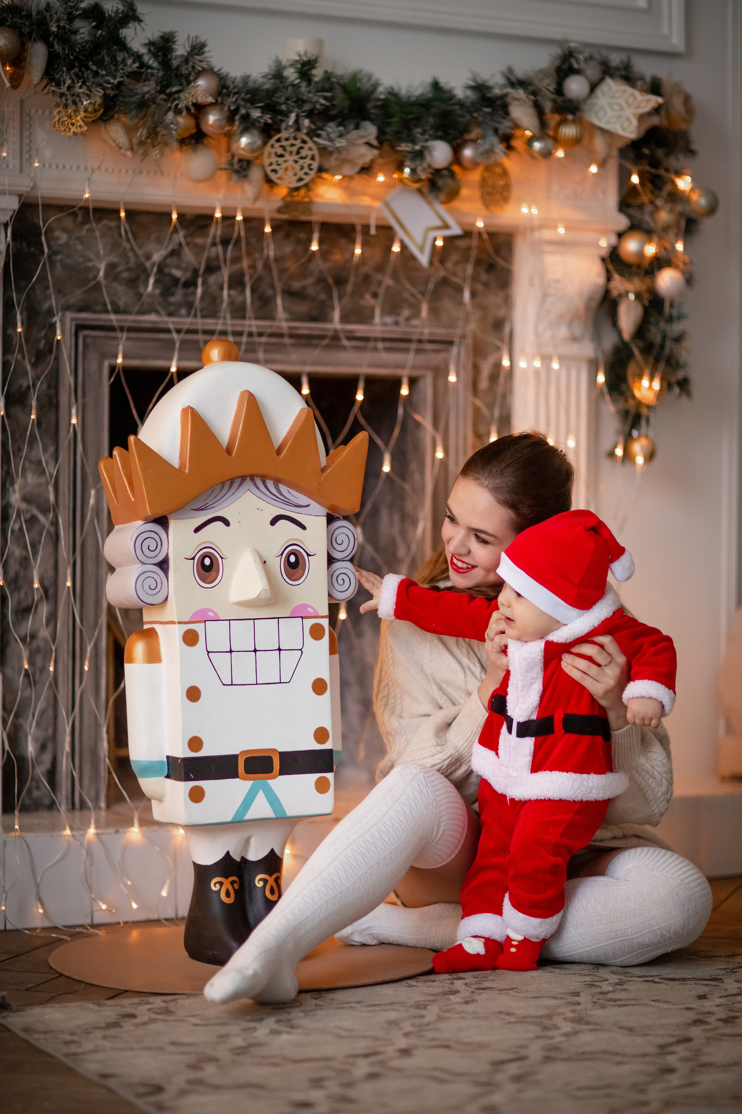 Новогодняя фотосессия для семья Алины. Фотограф в Москве. Контент для блога. В портфолио и просто на память