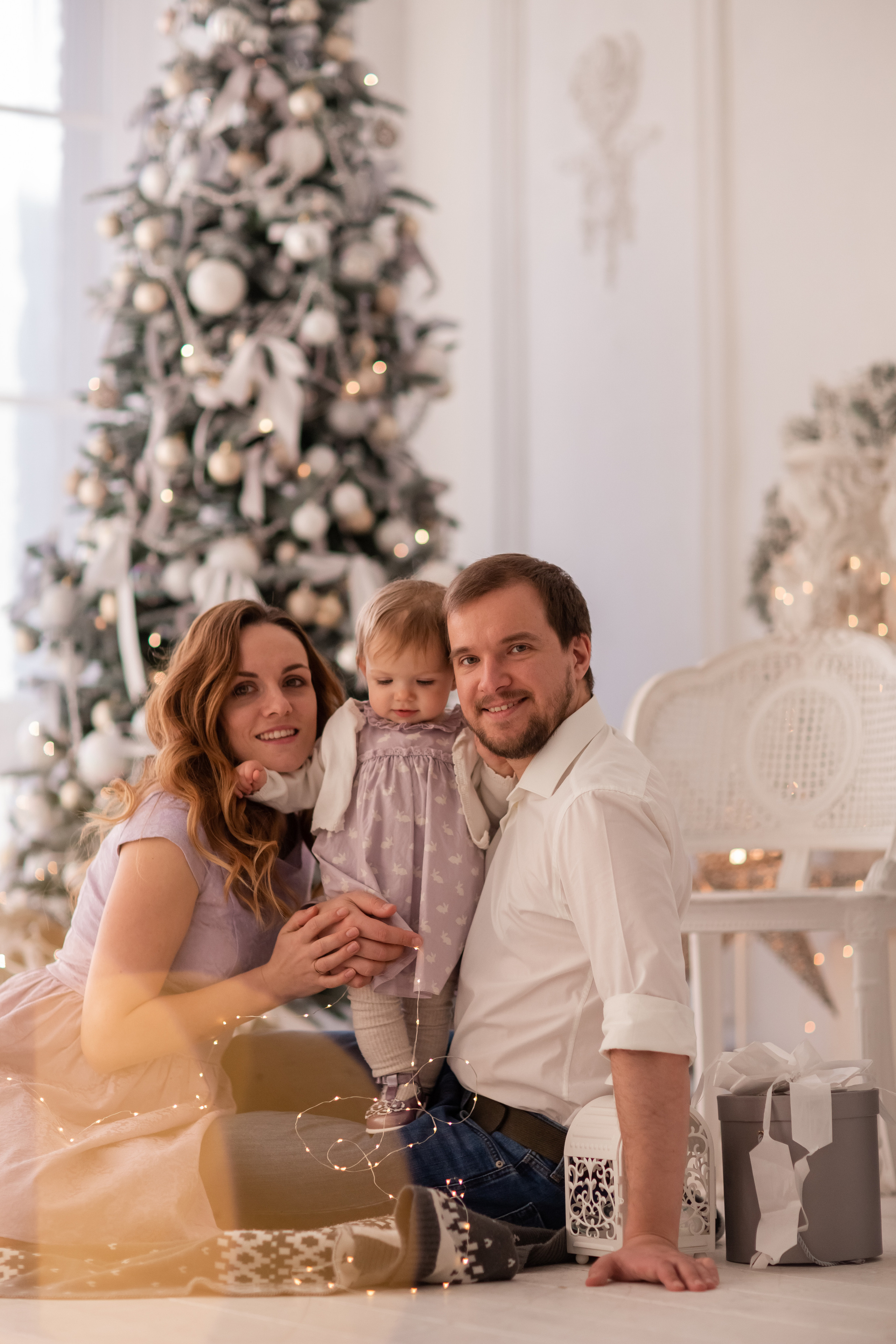 Новогодняя фотосессия для семьи Алины. Фотограф в Москве. Контент для блога. В портфолио и просто на память