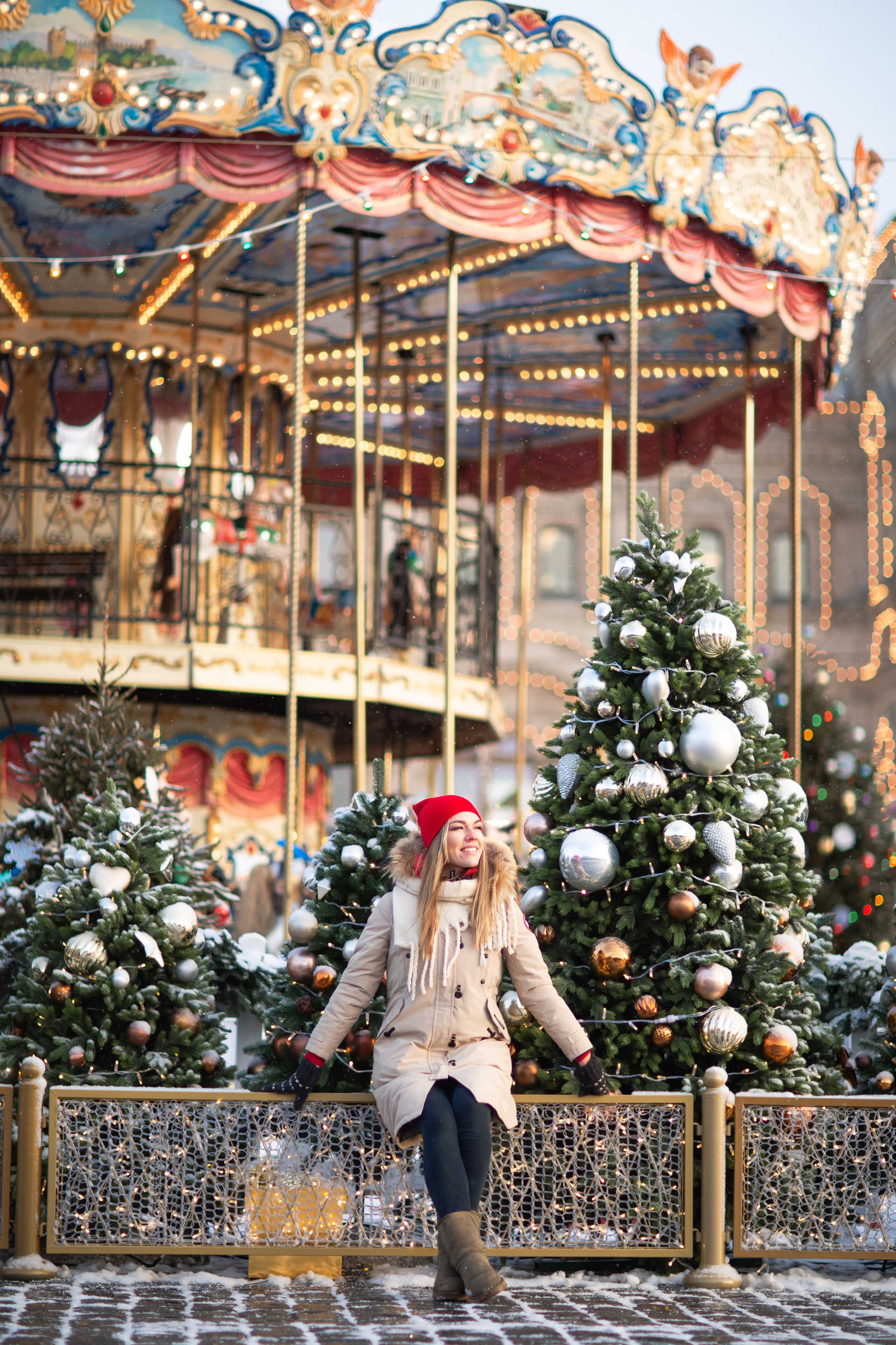 Фотопрогулка по новогодней Москве. Фотограф в Москве. Контент для блога. В портфолио и просто на память