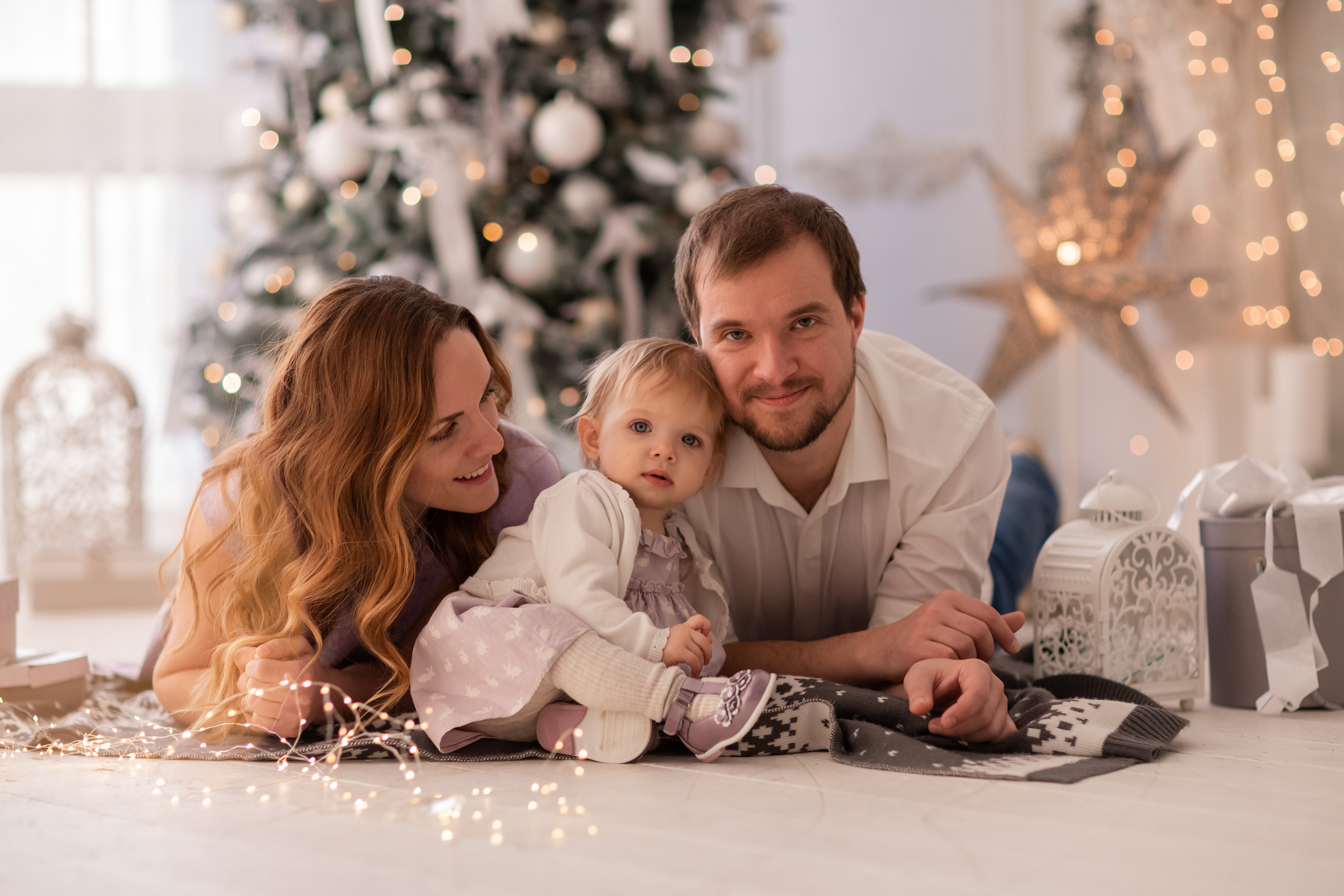 Новогодняя фотосессия для семьи Алины. Фотограф в Москве. Контент для блога. В портфолио и просто на память
