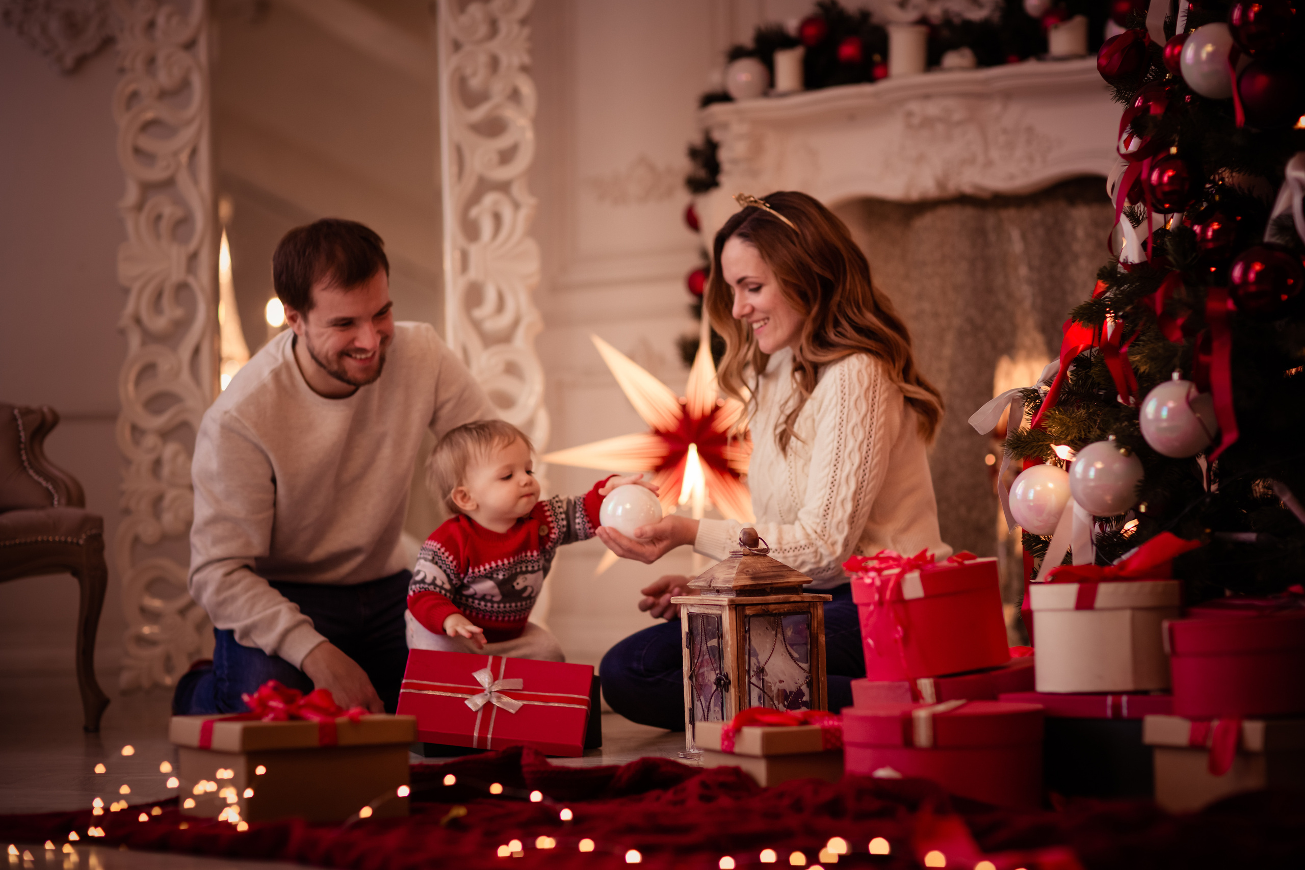Новогодняя фотосессия для семьи Алины. Фотограф в Москве. Контент для блога. В портфолио и просто на память