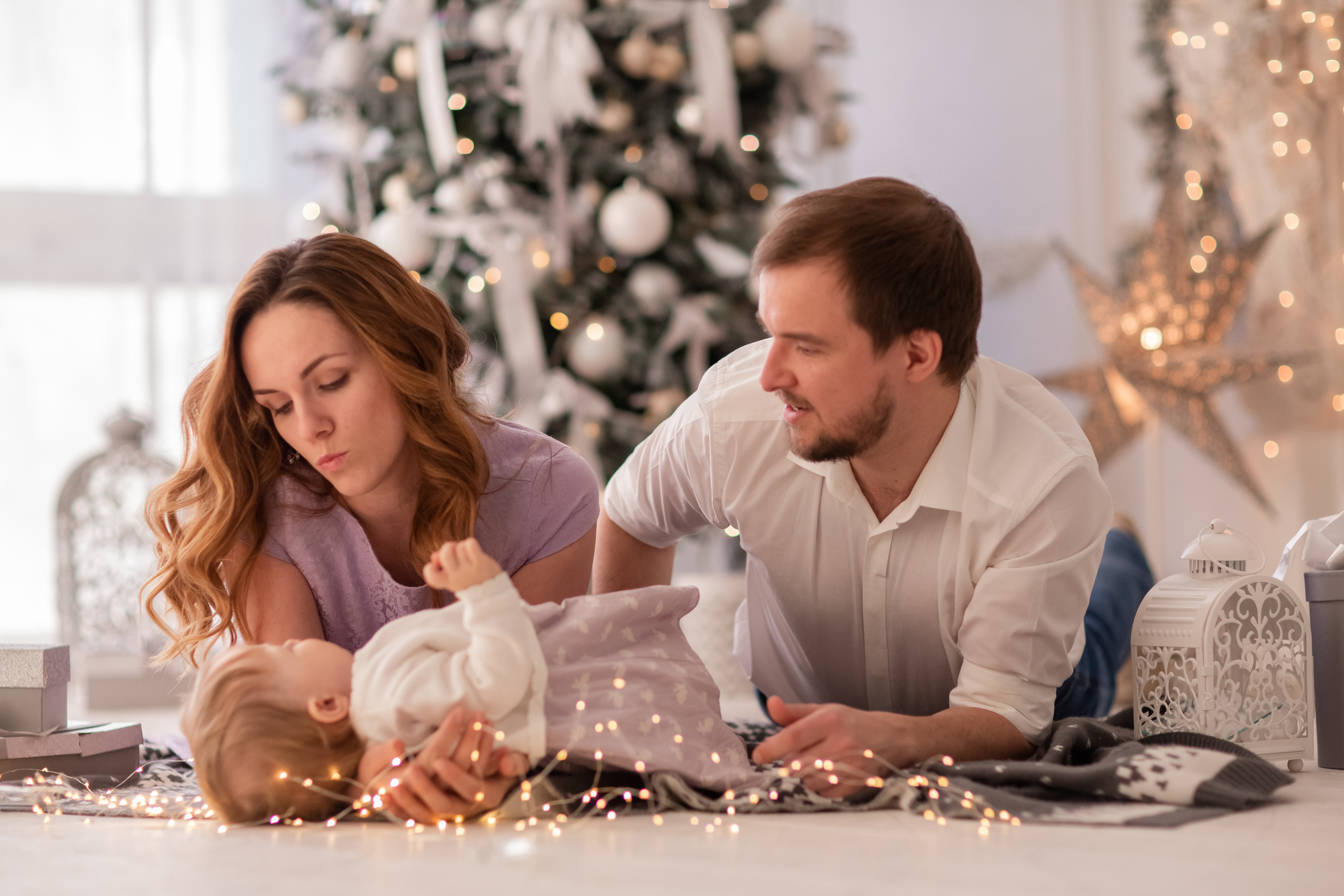 Новогодняя фотосессия для семьи Алины. Фотограф в Москве. Контент для блога. В портфолио и просто на память