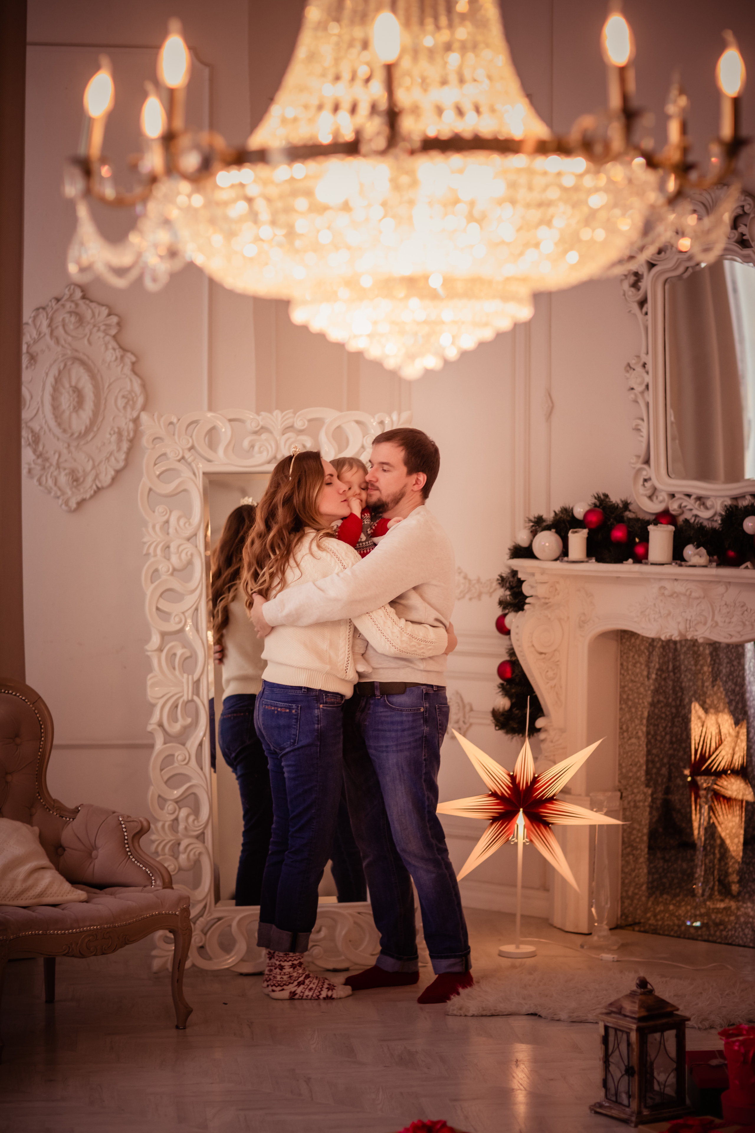 Новогодняя фотосессия для семьи Алины. Фотограф в Москве. Контент для блога. В портфолио и просто на память