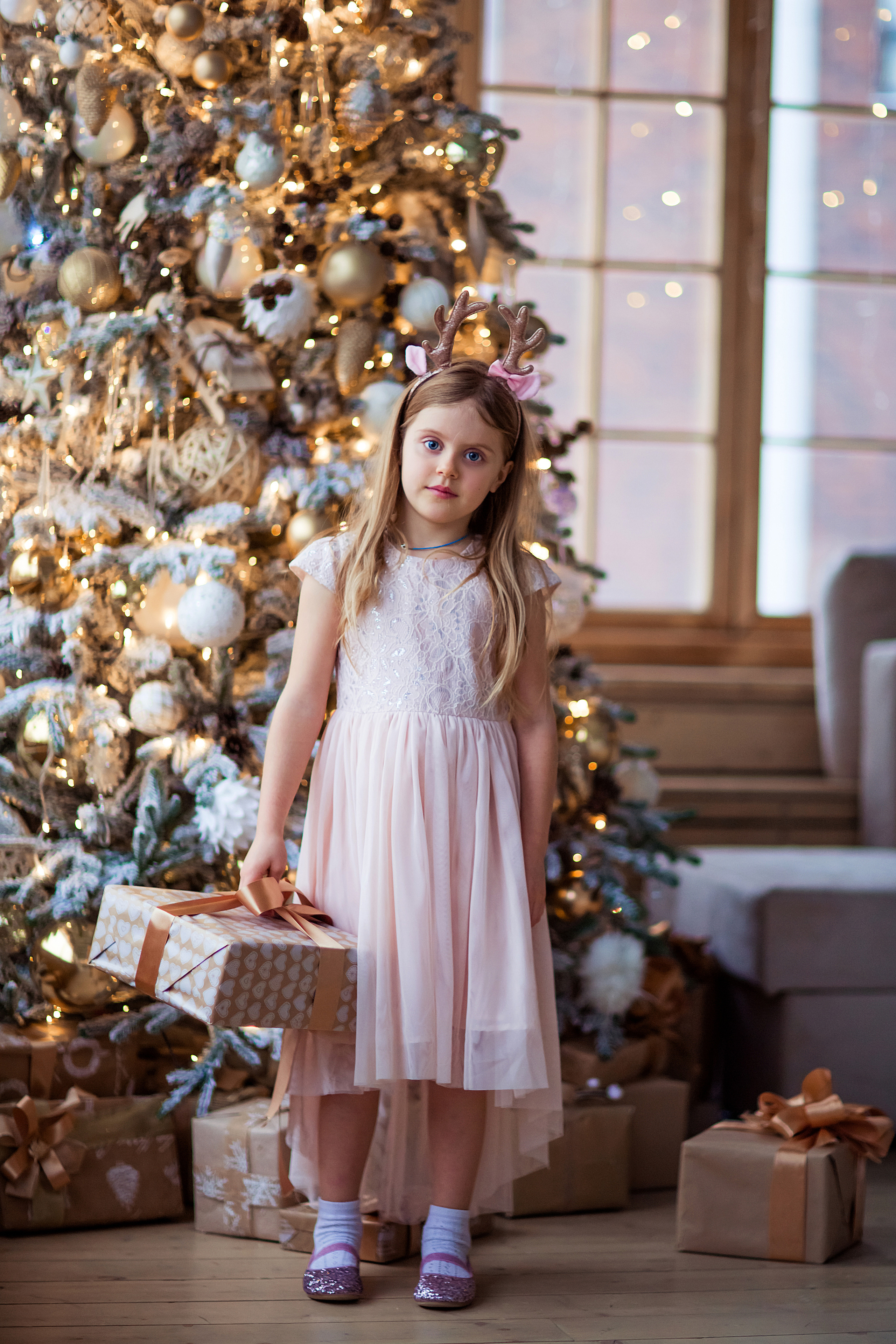 Новогодняя съёмка Натальи и Доминики. Фотограф в Москве. Контент для блога. В портфолио и просто на память