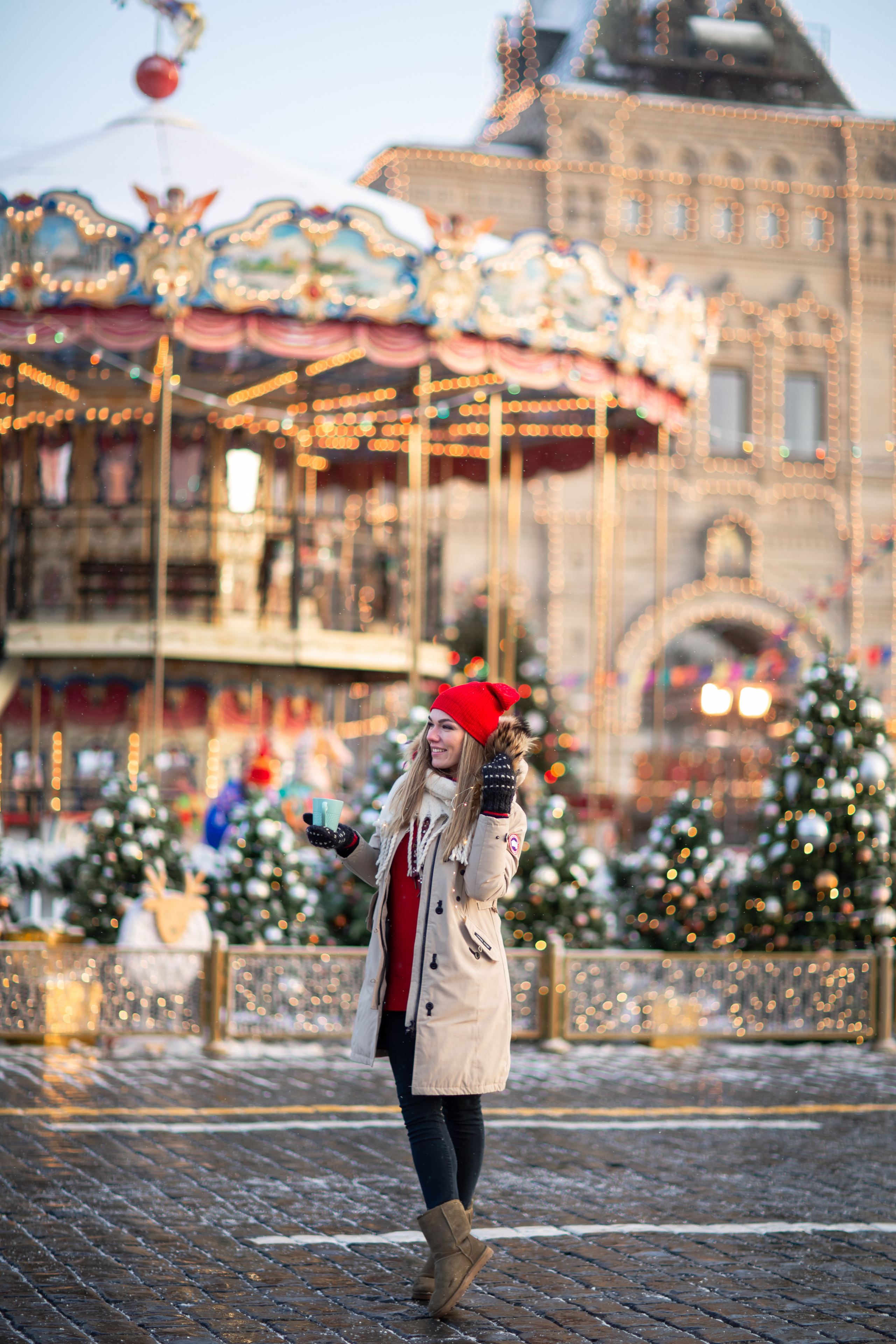 Фотопрогулка по новогодней Москве. Фотограф в Москве. Контент для блога. В портфолио и просто на память