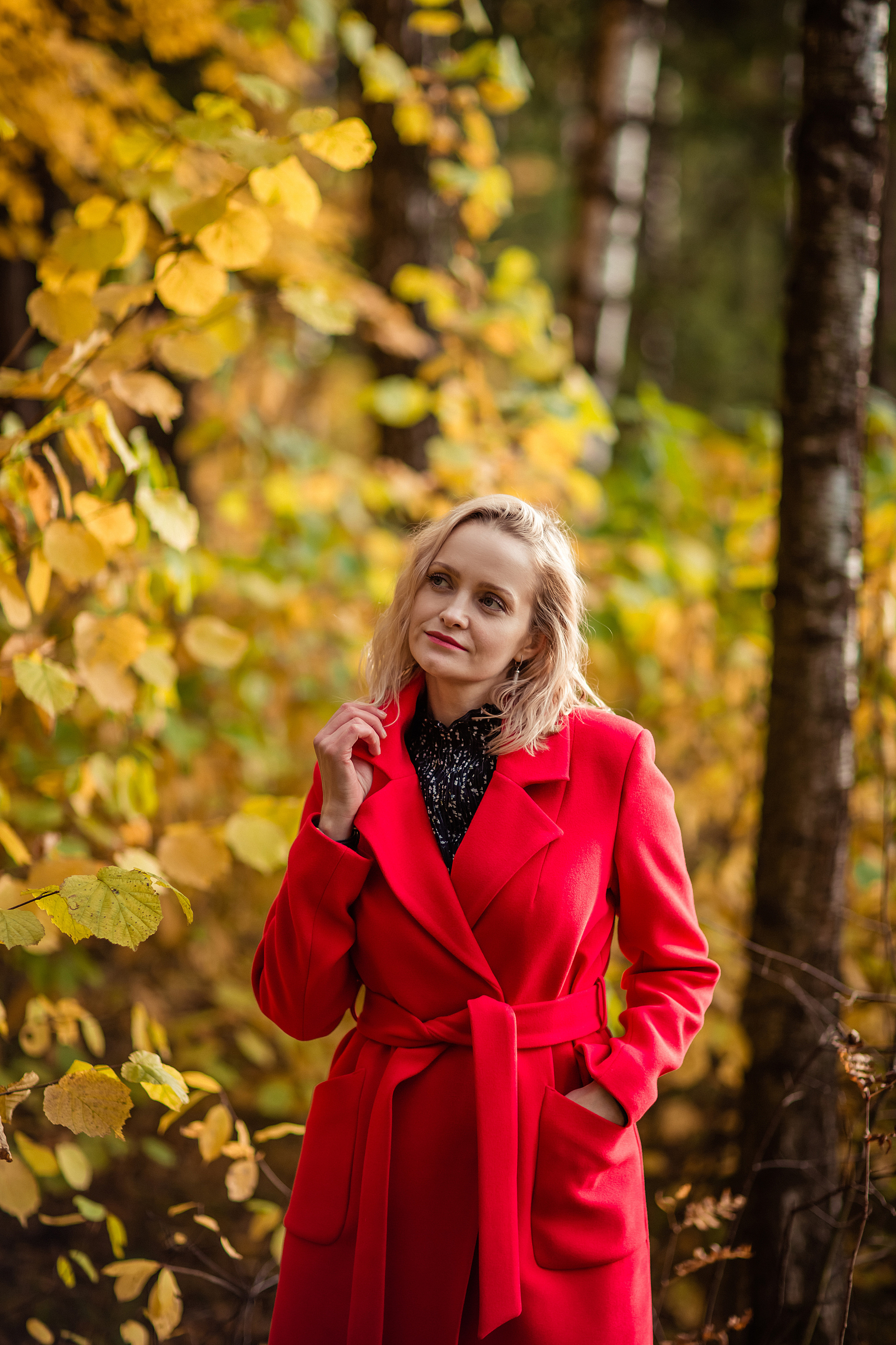 Осенняя фотопрогулка для Ани и Вики. Фотограф в Москве. Контент для блога. В портфолио и просто на память