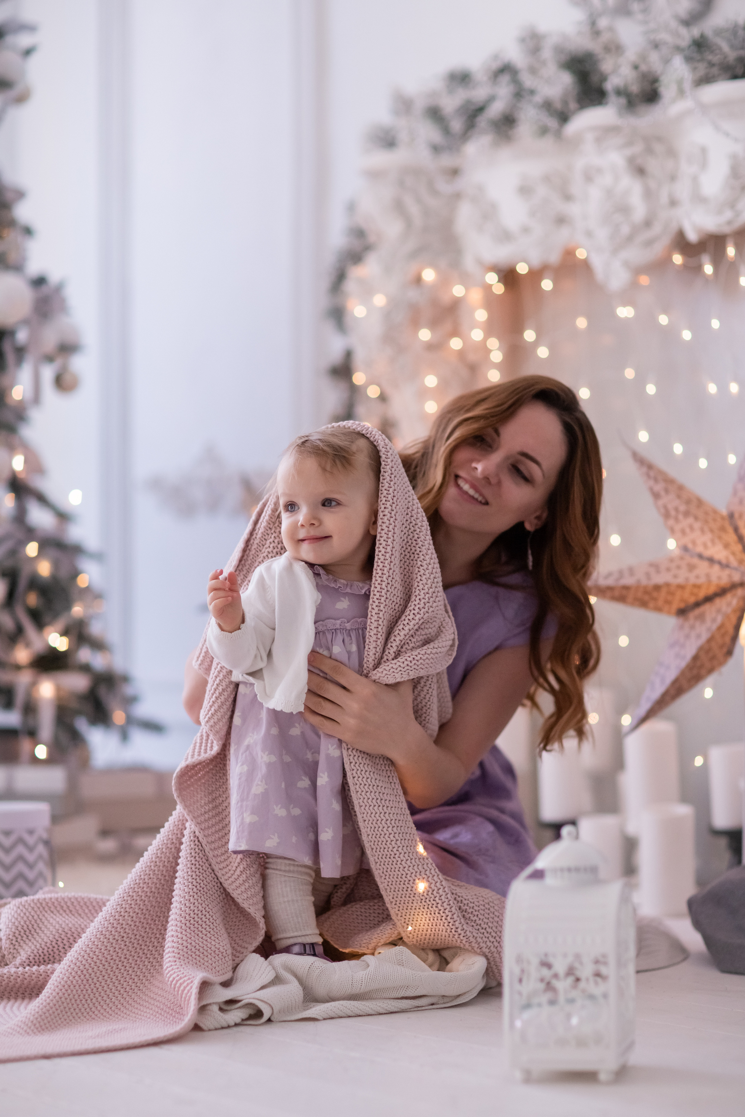 Новогодняя фотосессия для семьи Алины. Фотограф в Москве. Контент для блога. В портфолио и просто на память