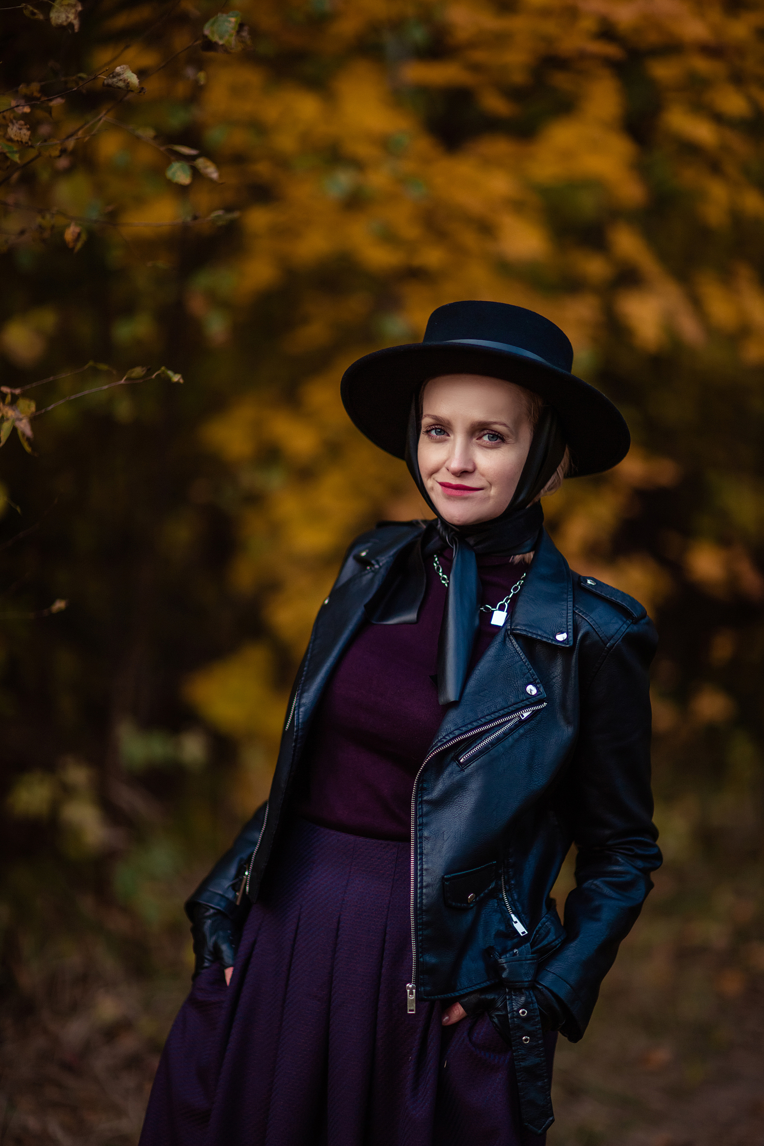 Осенняя фотопрогулка для Ани и Вики. Фотограф в Москве. Контент для блога. В портфолио и просто на память