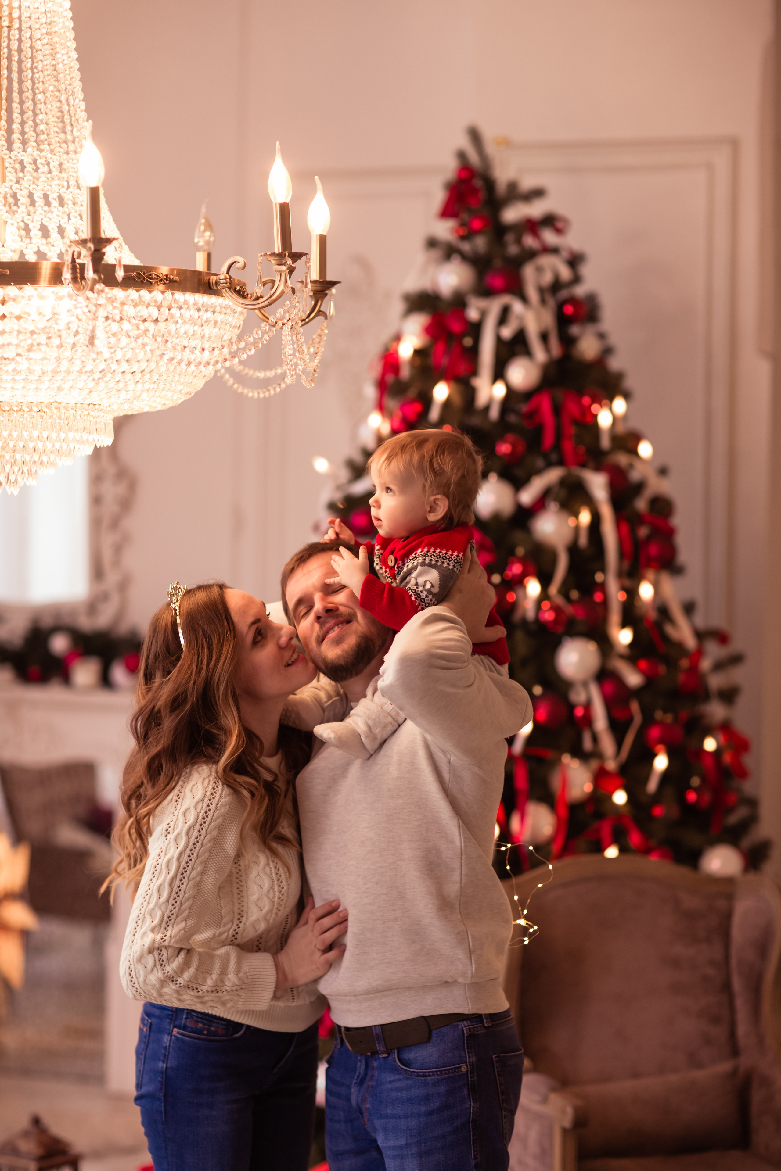 Новогодняя фотосессия для семьи Алины. Фотограф в Москве. Контент для блога. В портфолио и просто на память