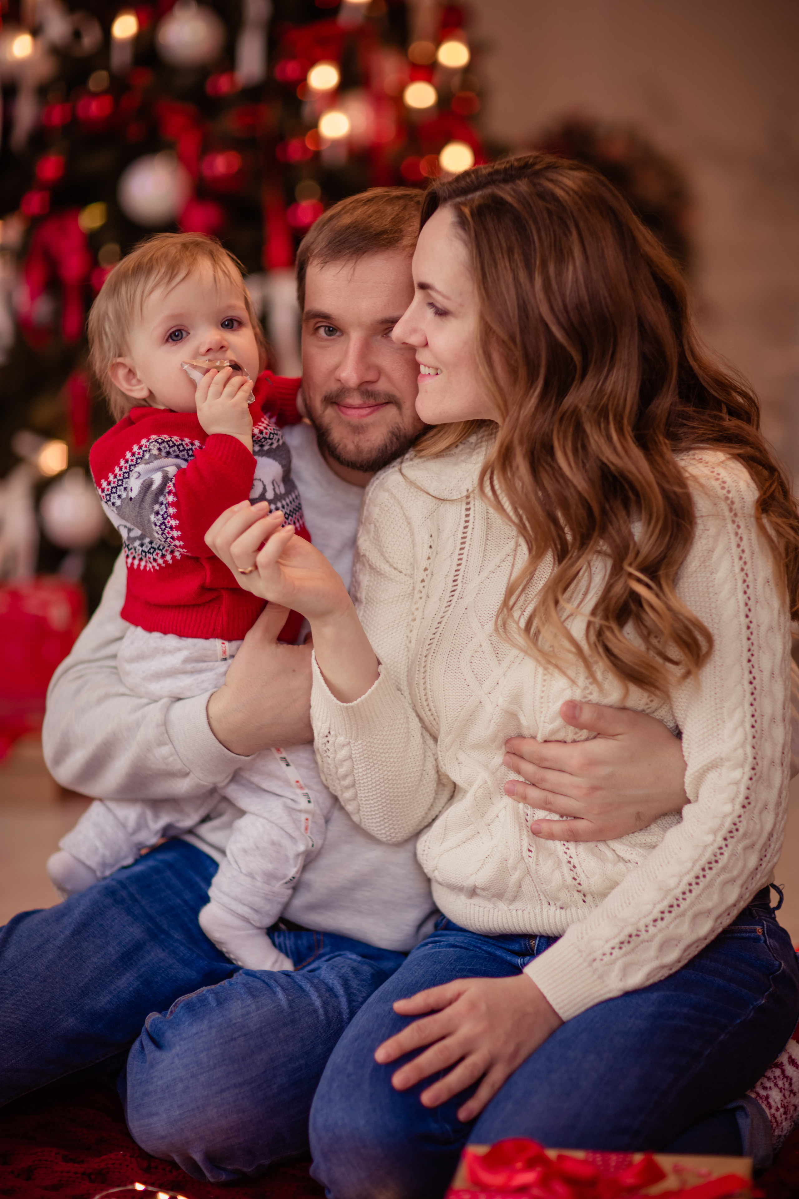 Новогодняя фотосессия для семьи Алины. Фотограф в Москве. Контент для блога. В портфолио и просто на память