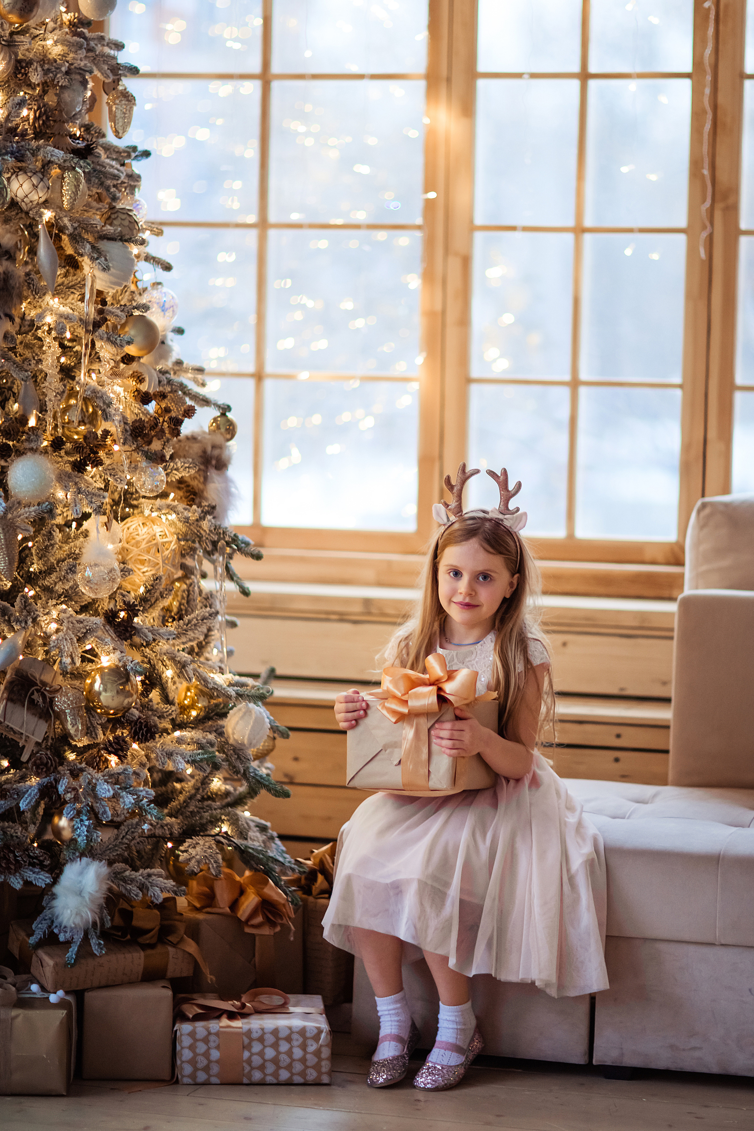 Новогодняя съёмка Натальи и Доминики. Фотограф в Москве. Контент для блога. В портфолио и просто на память