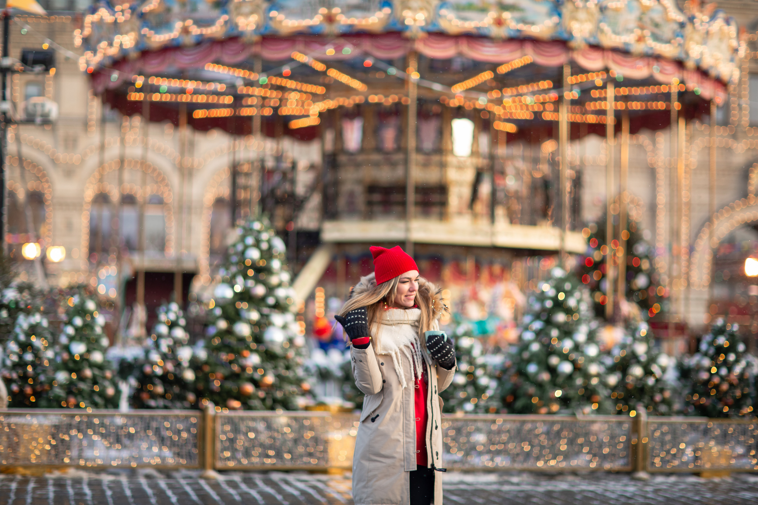 Фотопрогулка по новогодней Москве. Фотограф в Москве. Контент для блога. В портфолио и просто на память