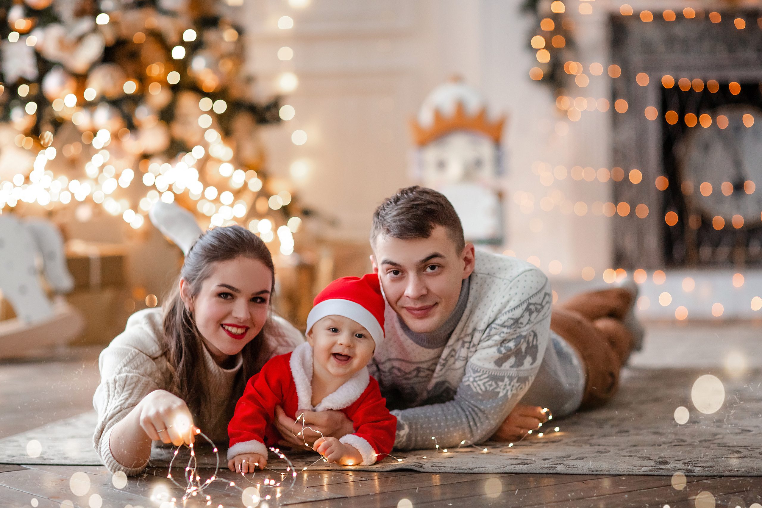 Новогодняя фотосессия для семья Алины. Фотограф в Москве. Контент для блога. В портфолио и просто на память