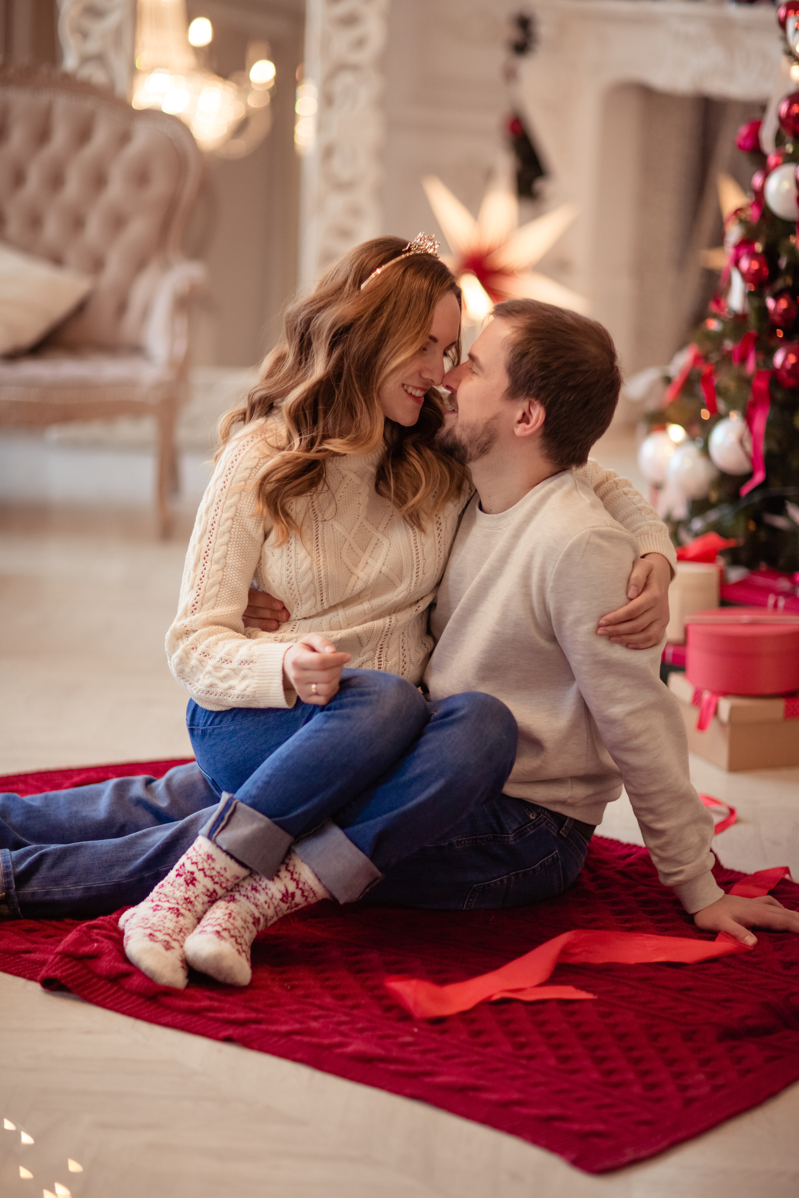 Новогодняя фотосессия для семьи Алины. Фотограф в Москве. Контент для блога. В портфолио и просто на память