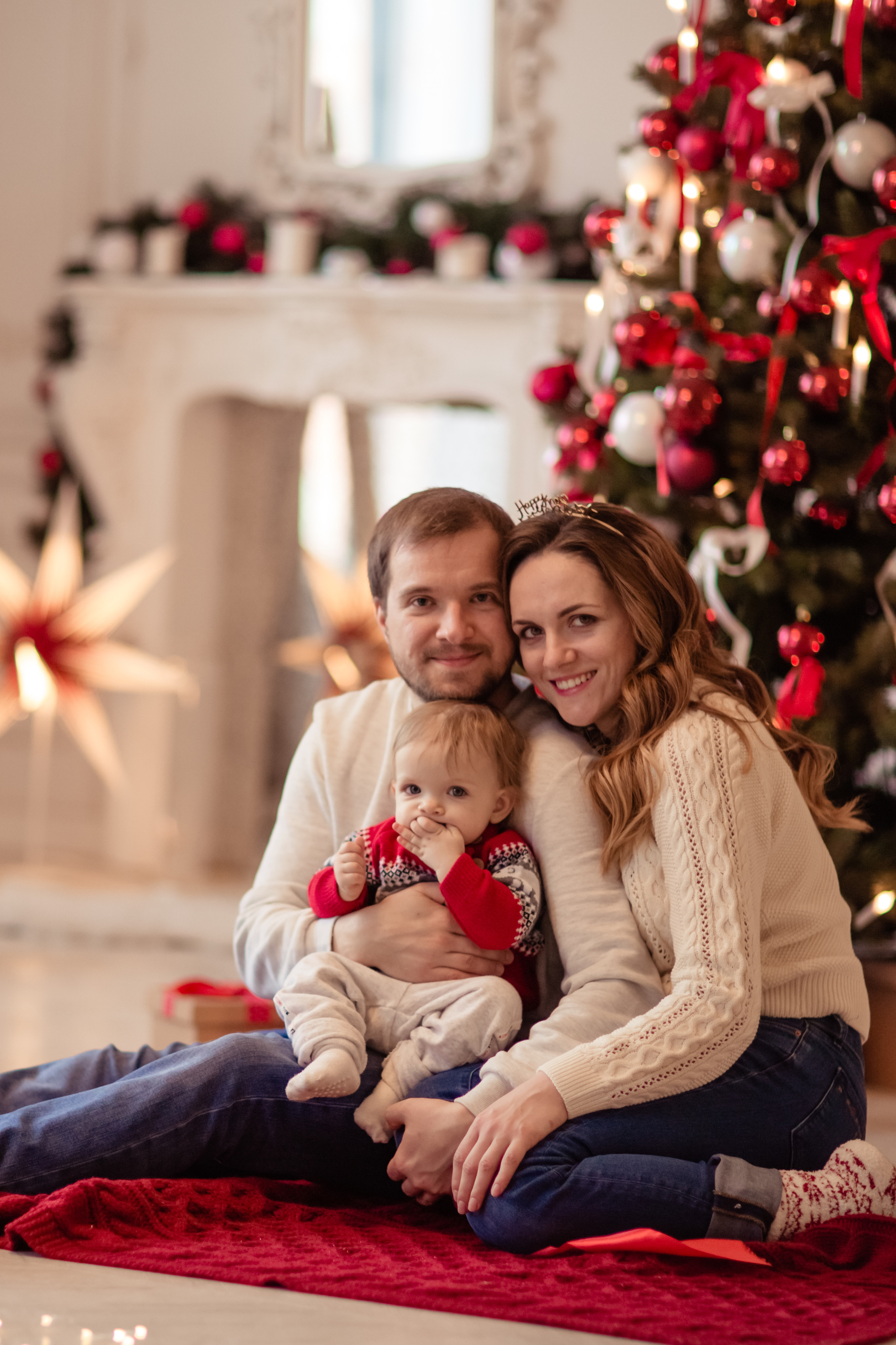 Новогодняя фотосессия для семьи Алины. Фотограф в Москве. Контент для блога. В портфолио и просто на память