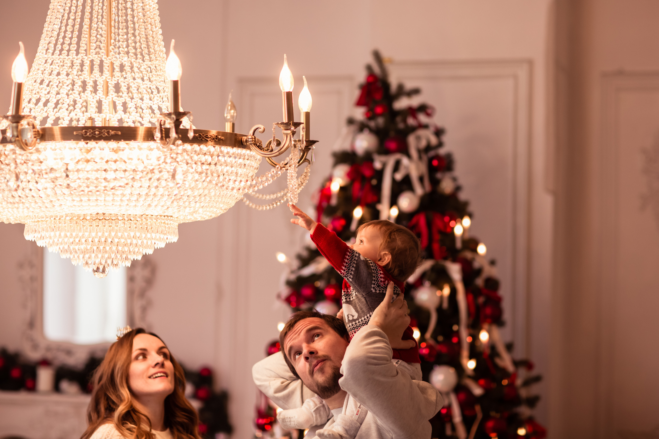 Новогодняя фотосессия для семьи Алины. Фотограф в Москве. Контент для блога. В портфолио и просто на память