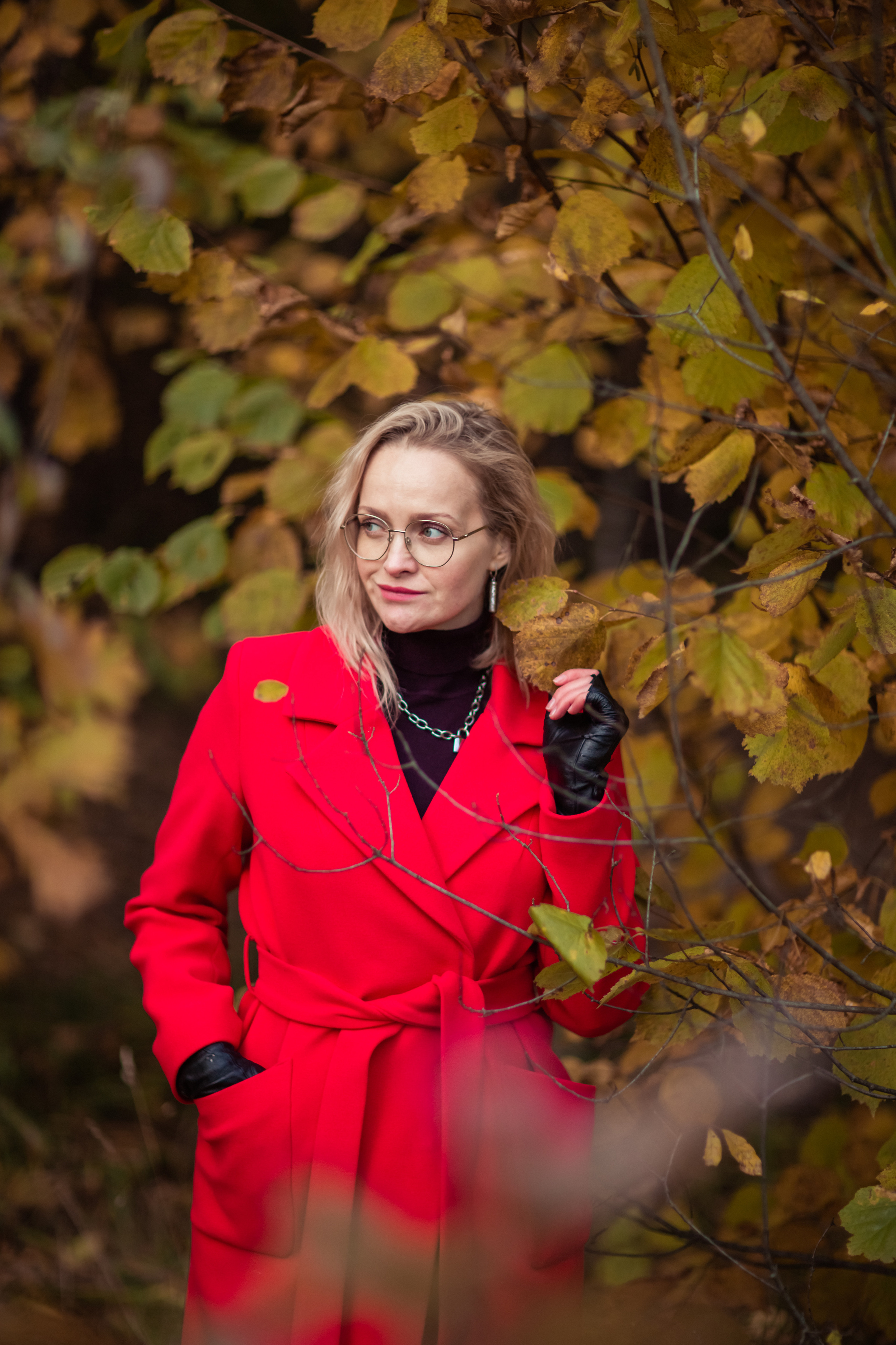 Осенняя фотопрогулка для Ани и Вики. Фотограф в Москве. Контент для блога. В портфолио и просто на память
