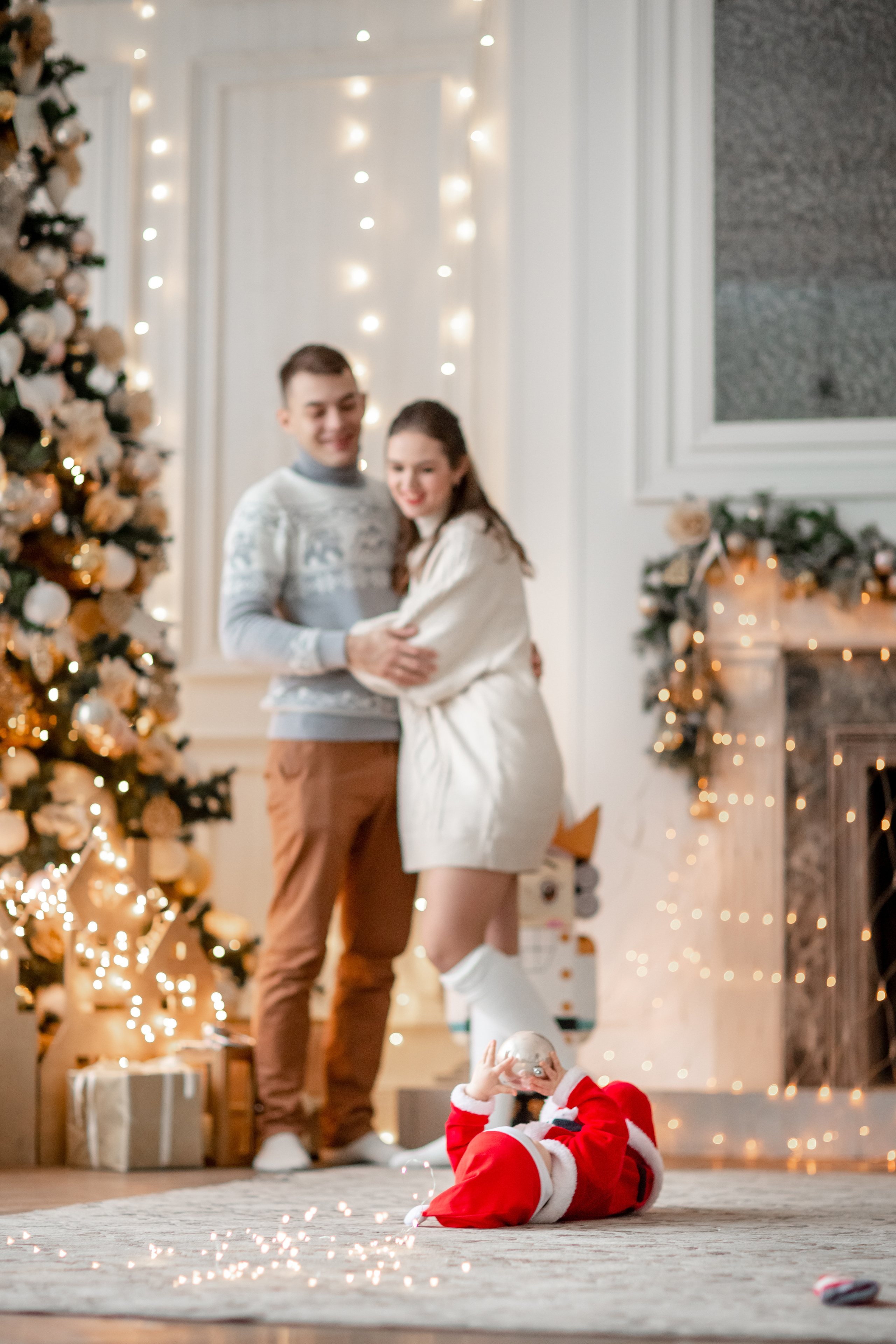 Новогодняя фотосессия для семья Алины. Фотограф в Москве. Контент для блога. В портфолио и просто на память