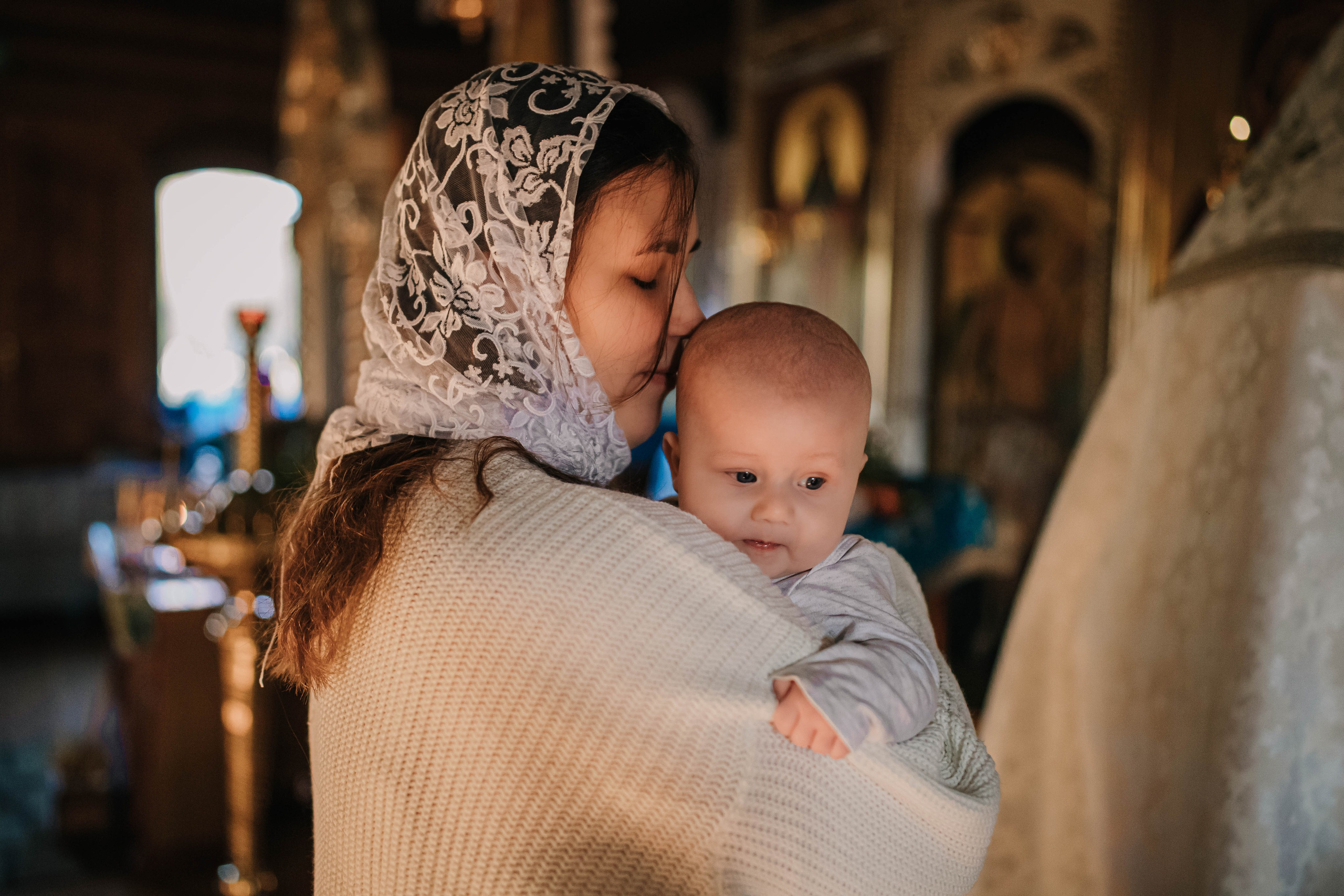 Крещение Дмитрия. Фотограф Дарья Маташкова