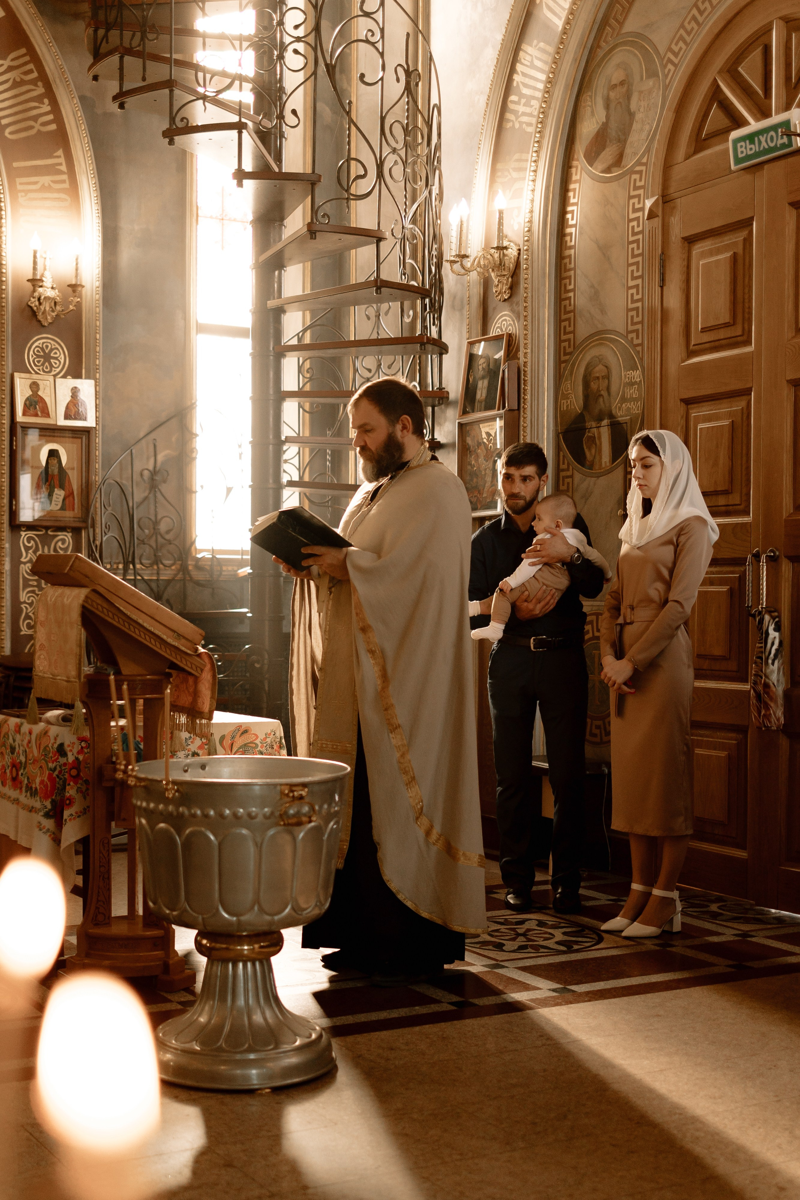 Крещение Тимура. Семейный фотограф в Краснодаре Храмова Анна
