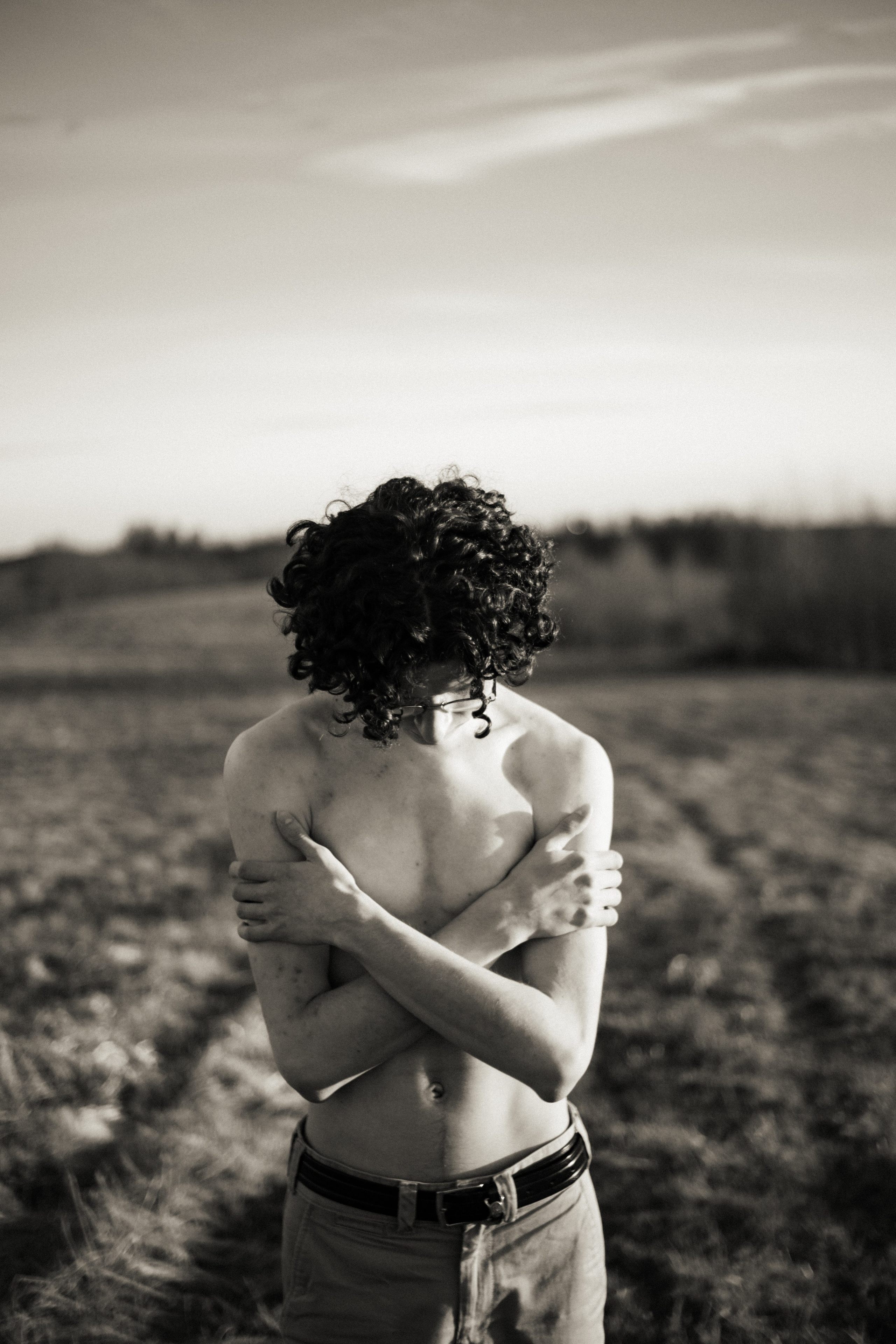 Андрей. Съёмка в поле. Lickord