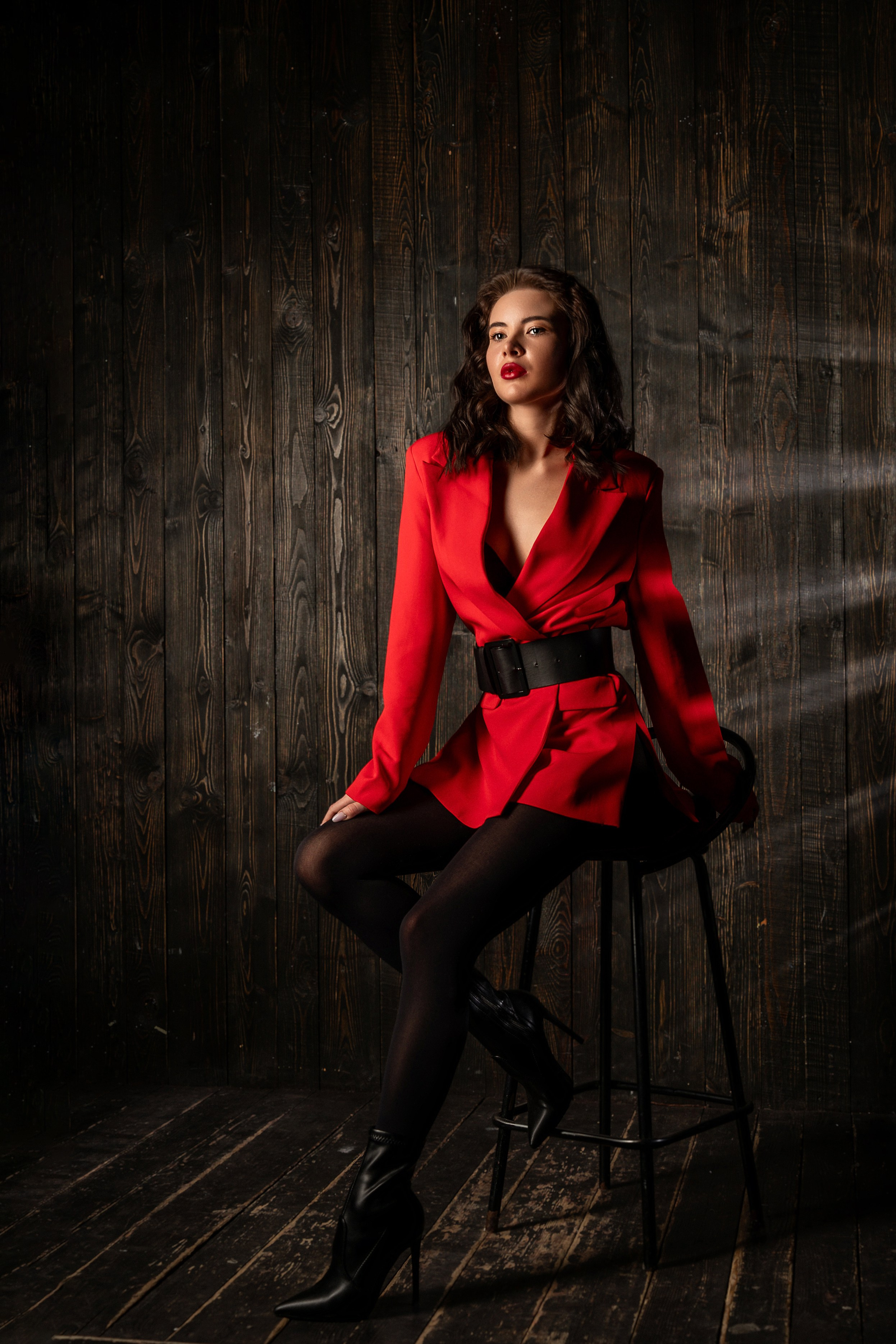 Женская фотоссесия в студии