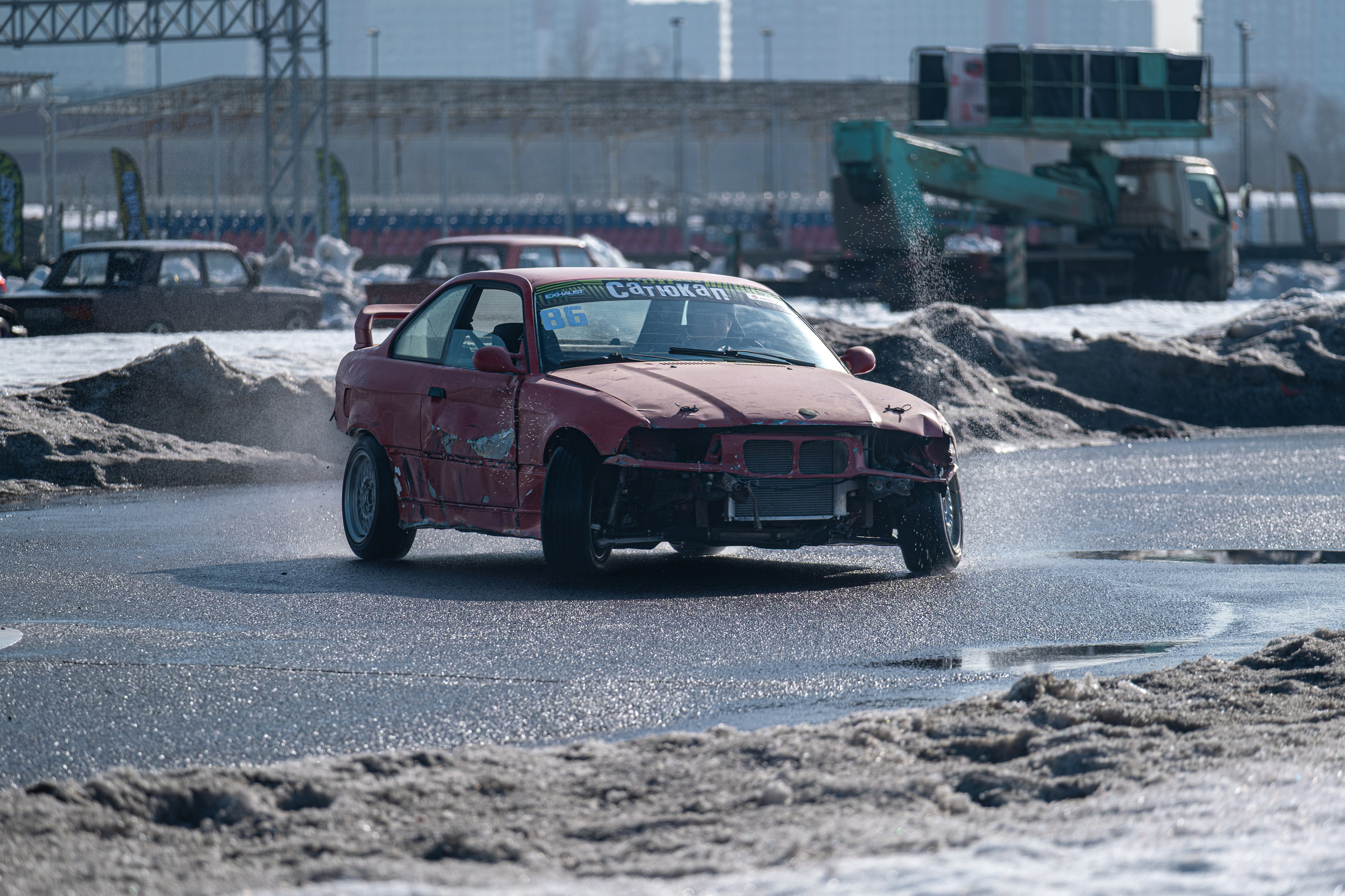 Спортивная автомобильная съемка. Malenkyia