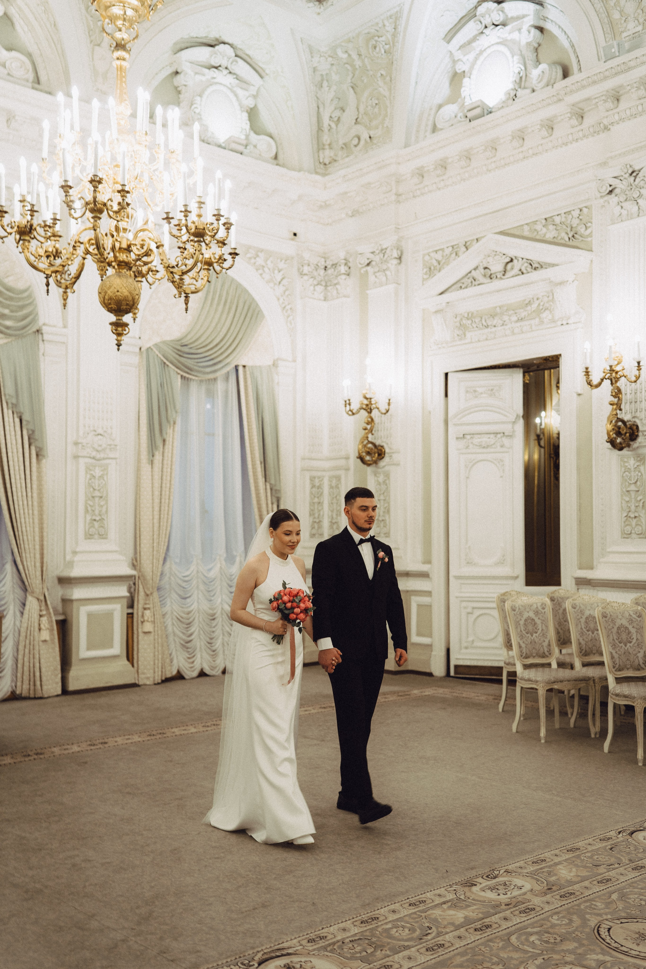 СВАДЕБНАЯ СЬЕМКА В ПЕВОМ ДВОРЦЕ БРАКОСОЧЕТАНИЯ. Профессиональный фотограф, Санкт-Петербург — Виктория Богомолова